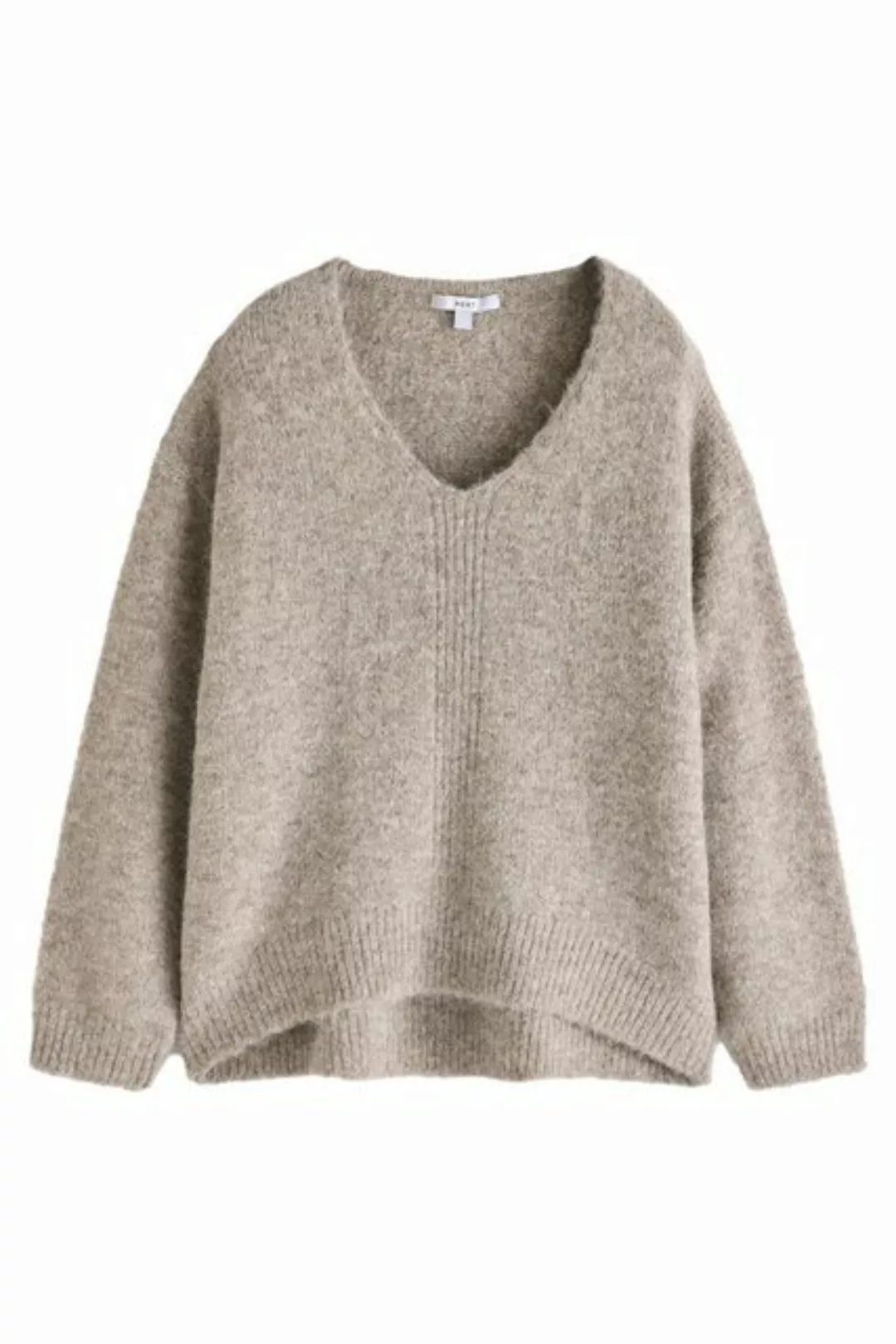 Next V-Ausschnitt-Pullover Relaxed Fit Weicher Strickpullover, V-Ausschnitt günstig online kaufen