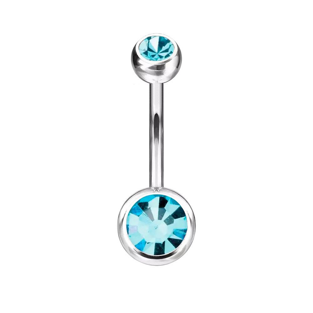 JVmoebel Bauchnabelpiercing Bananabells, Titan Bananabell KRISTALL günstig online kaufen