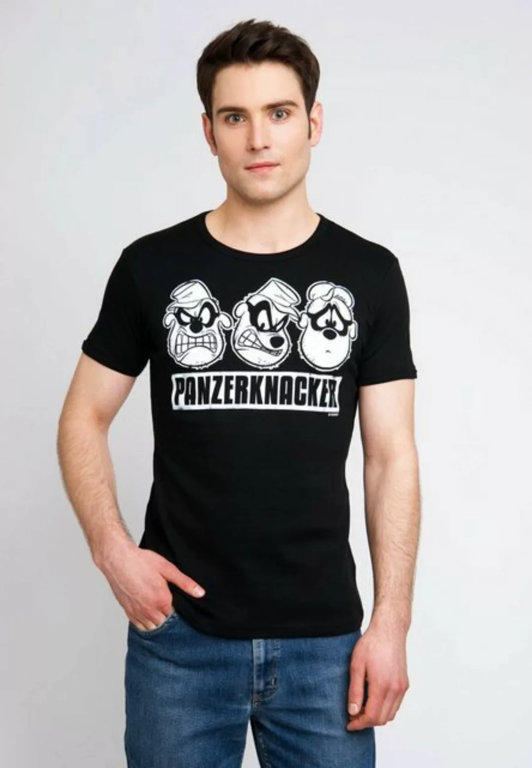 LOGOSHIRT T-Shirt Disney - Panzerknacker mit Panzerknacker-Frontprint günstig online kaufen