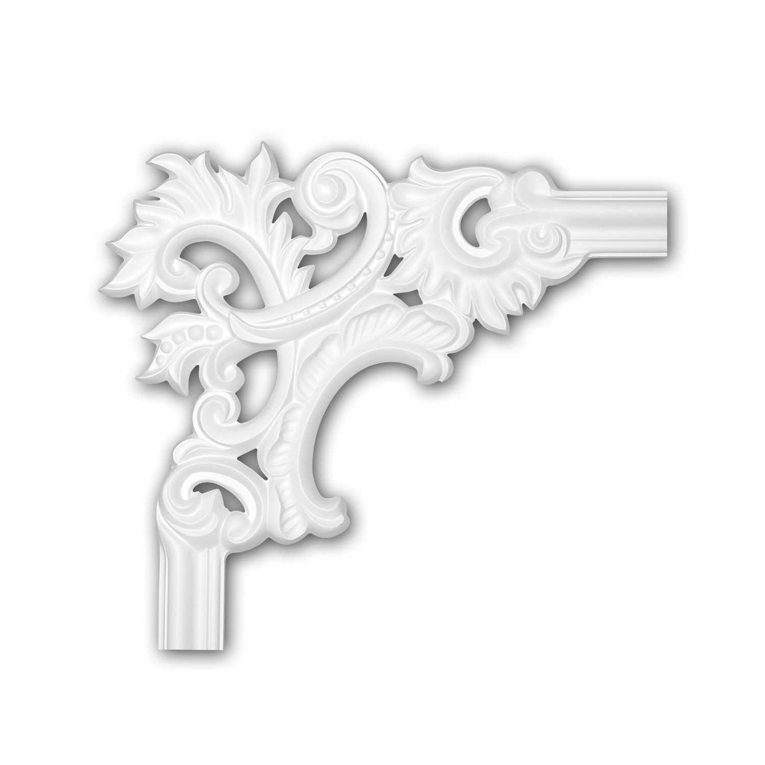 PROFHOME 152299 Eckelement für Wandleiste Zierelement dekoratives Element 3 günstig online kaufen