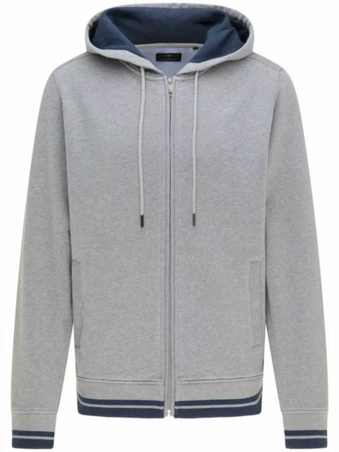 FYNCH-HATTON Langarmshirt Cardigan-Hood, Melange günstig online kaufen