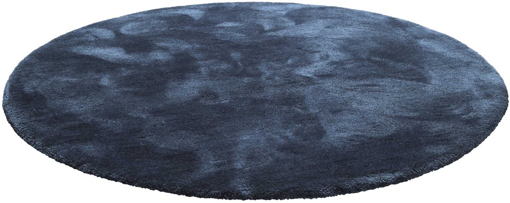 Homie Living Teppich »Pisa«, rund, 25 mm Höhe, Hochflor, Microfaser, uni, w günstig online kaufen