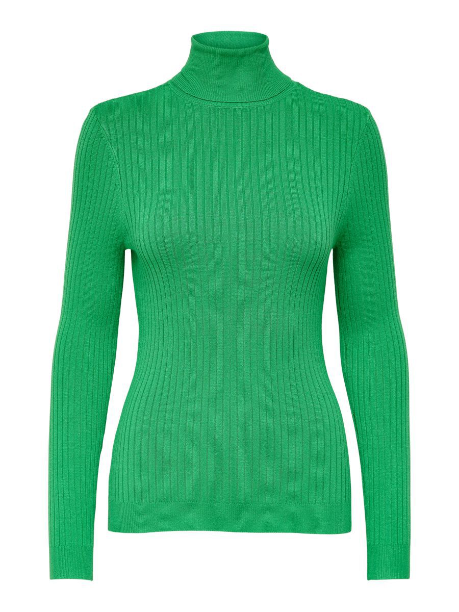 ONLY Rib Knitted Pullover Damen Grün günstig online kaufen