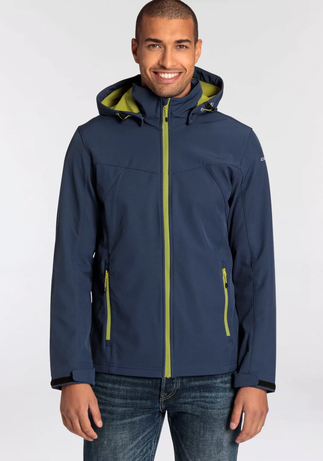 Icepeak Softshelljacke "H SOFTSHELLJACKE BRIMFIELD", mit Kapuze, mit dezent günstig online kaufen