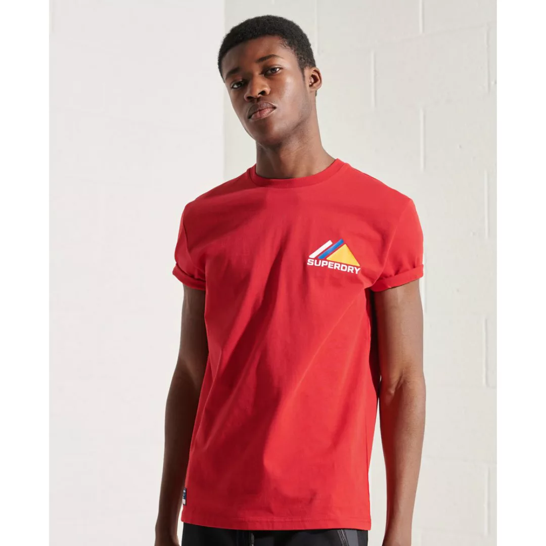 Superdry Mountain Sport Kurzarm T-shirt S Risk Red günstig online kaufen