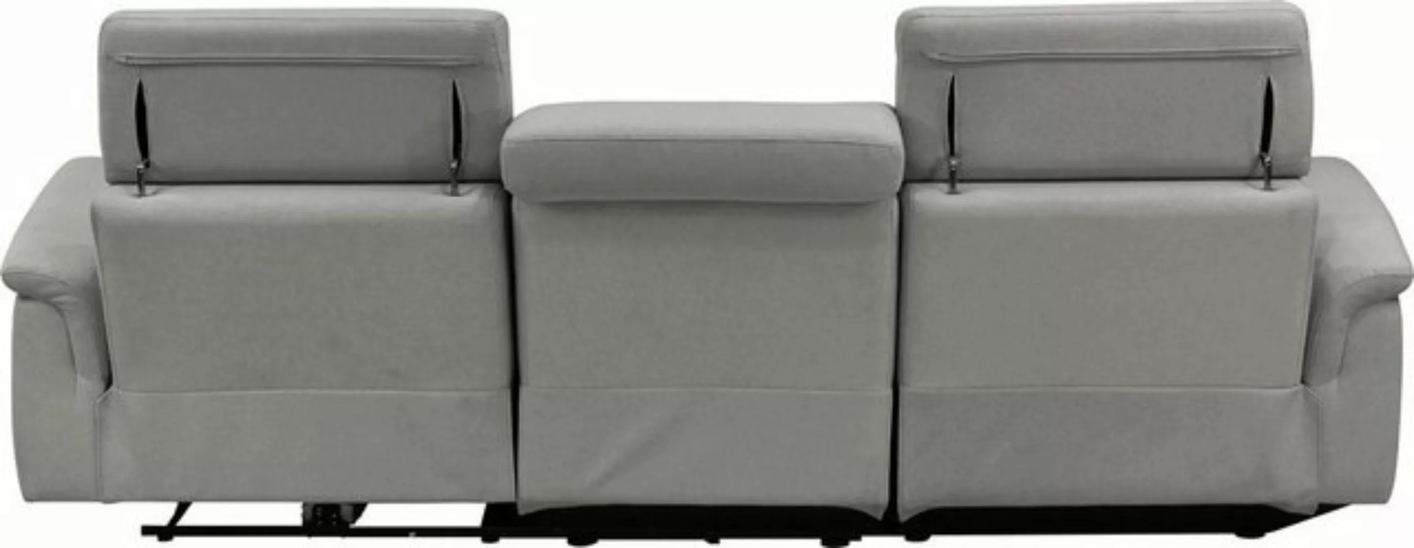 Places of Style Ecksofa Pareli, L-Form, 259cm,m. Recamiere, Echtleder, Kuns günstig online kaufen