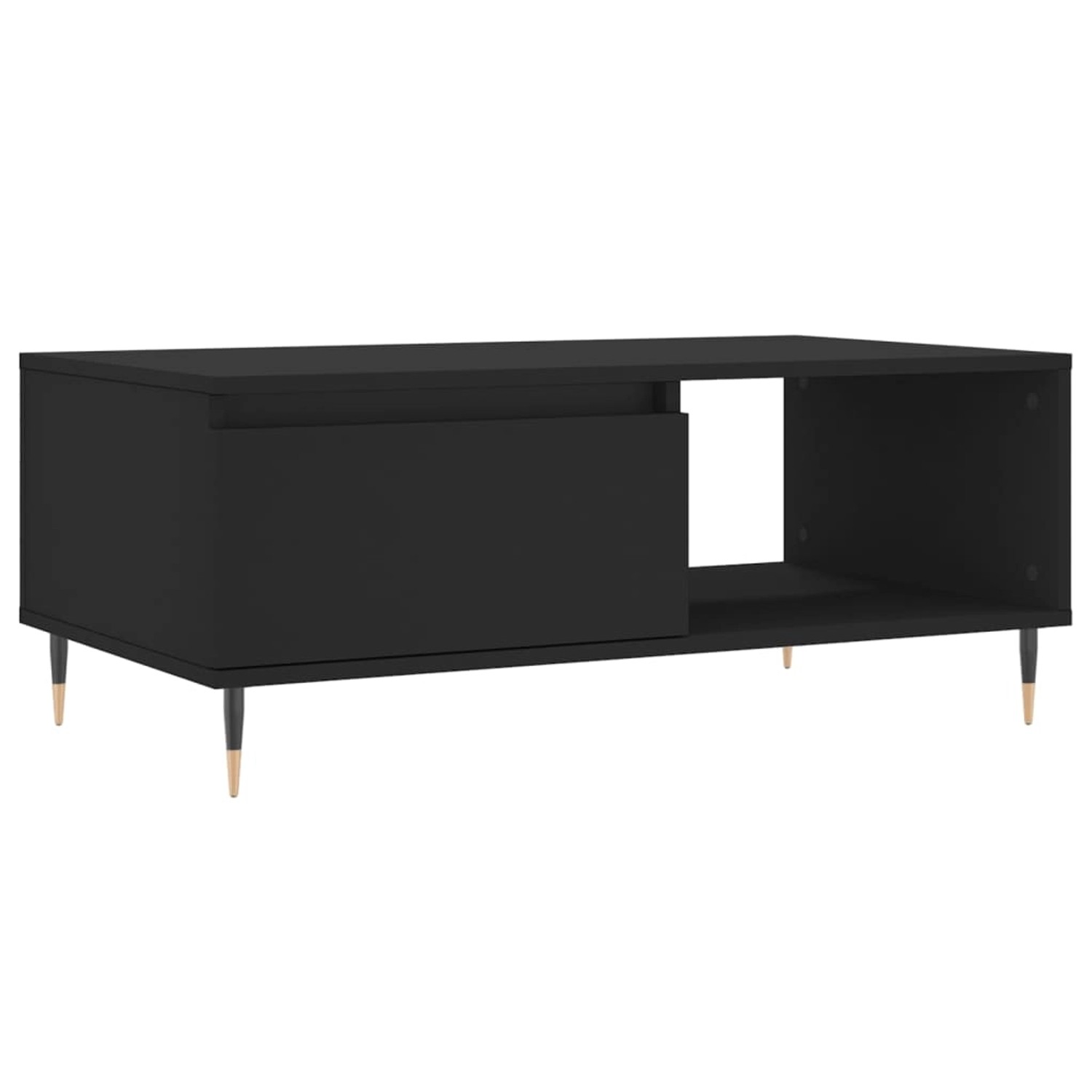 vidaXL Couchtisch Schwarz 90x50x36,5 cm Holzwerkstoff Modell 10 günstig online kaufen