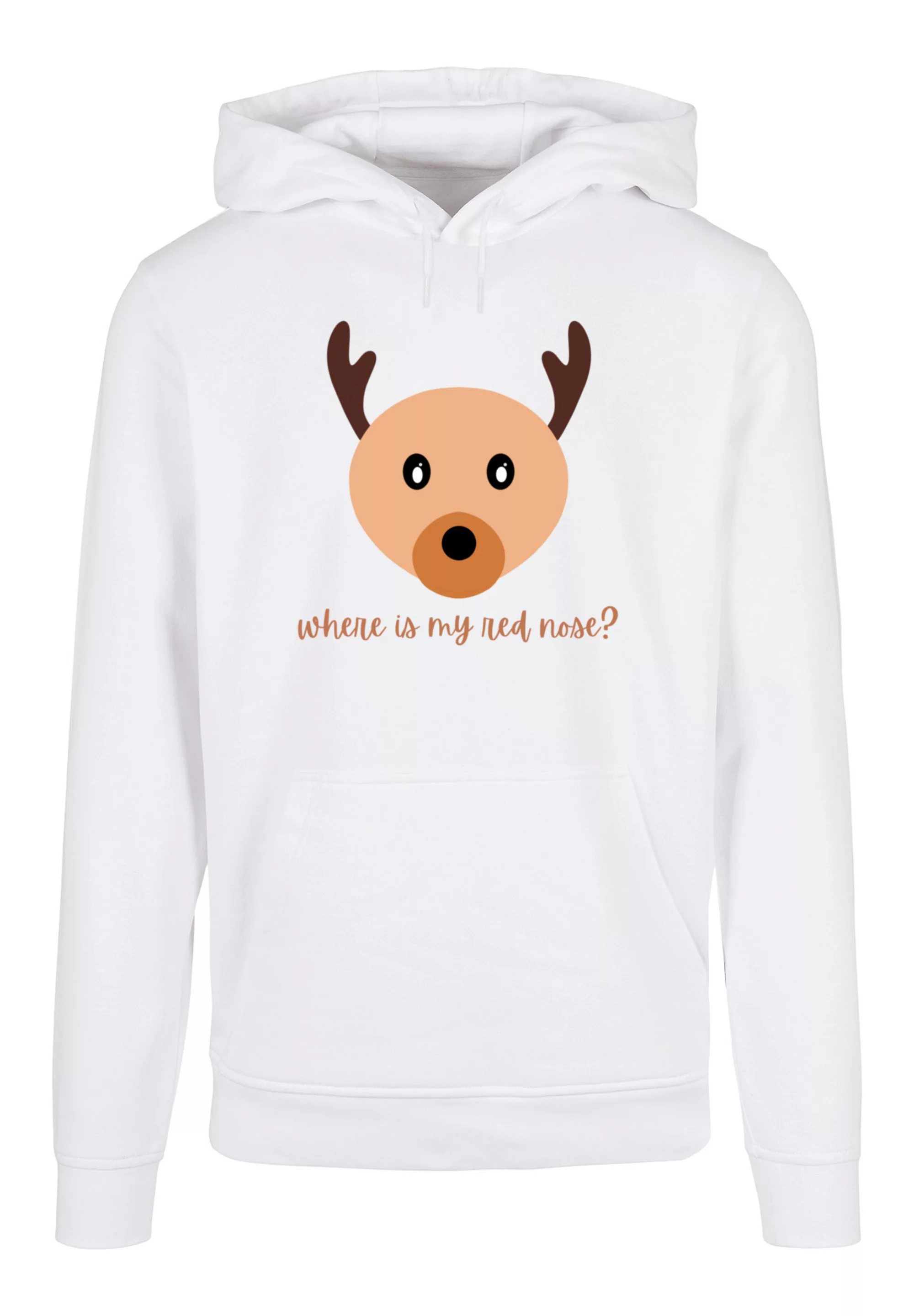 F4NT4STIC Kapuzenpullover "Red Nose Weihnachten", Print günstig online kaufen