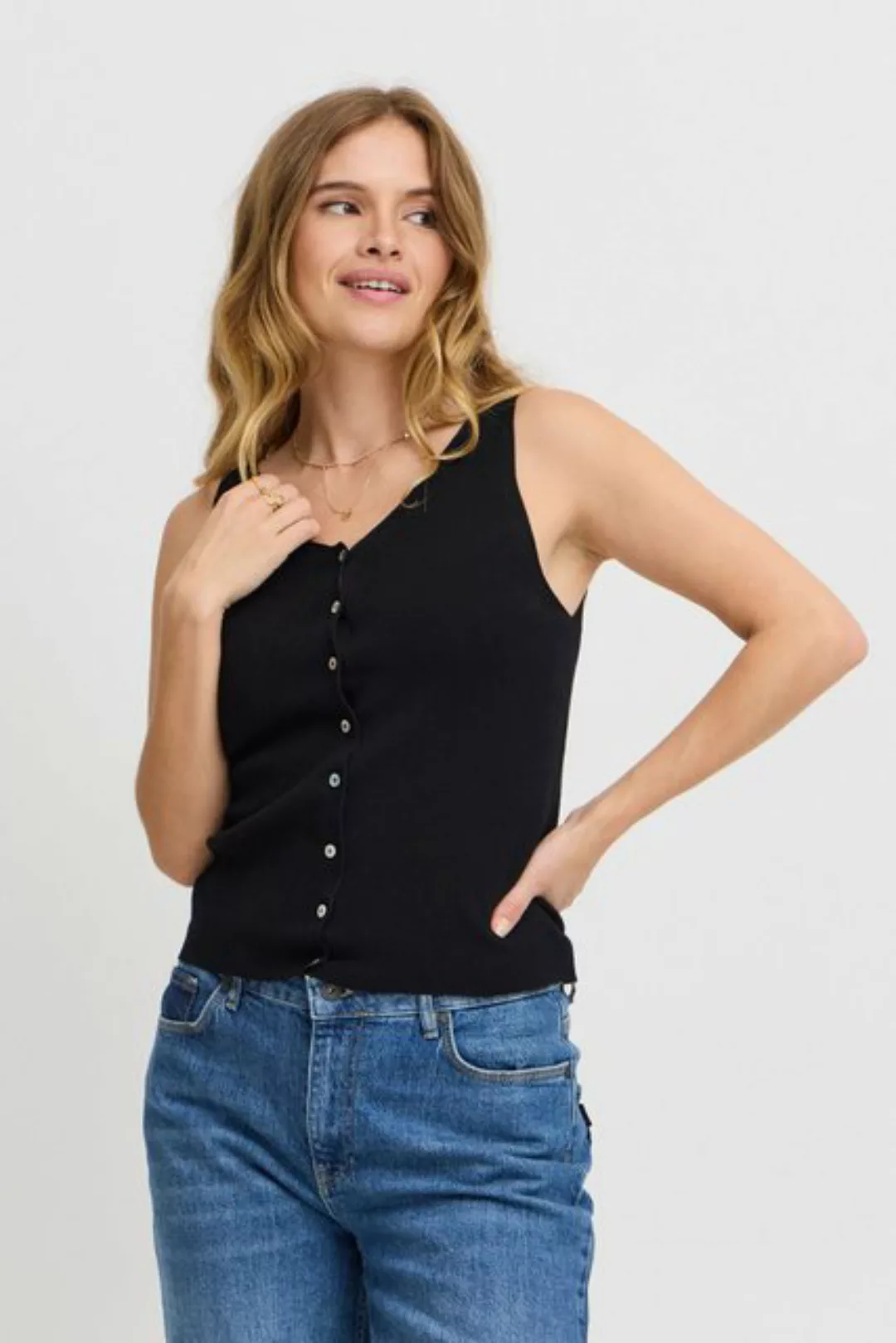 Pulz Jeans Shirttop PZSARA Top sommerliches Top ohne Arm günstig online kaufen