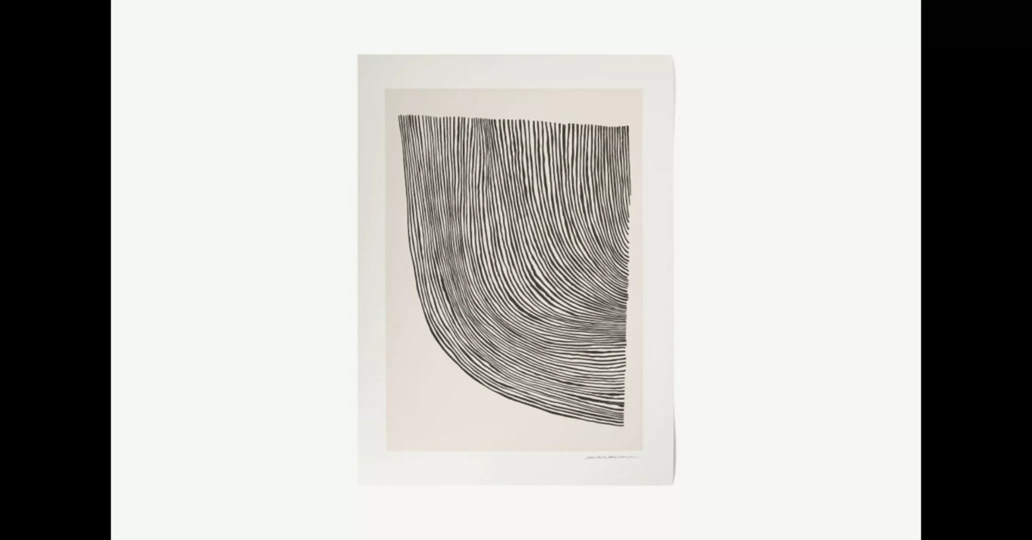 The Poster Club Curves Kunstdruck von Leise Dich Abrahamsen (50 x 70 cm) - günstig online kaufen