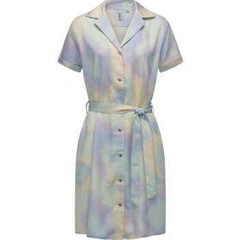 Ragwear Sommerkleid "Sawira", Gemustertes Midikleid mit Knopfleiste günstig online kaufen