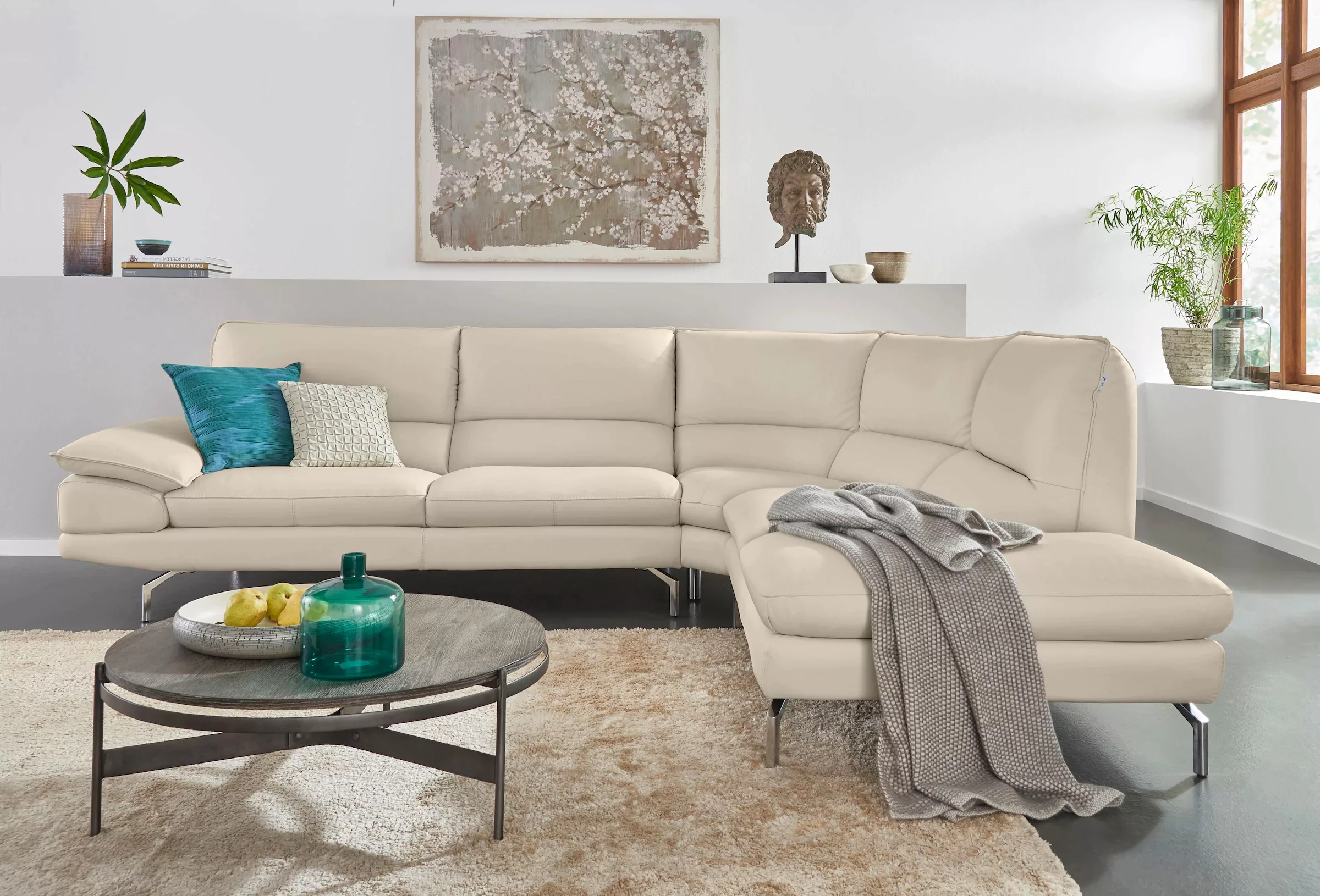 CALIA ITALIA Ecksofa »Dave, italienisches Designsofa L-Form, erstklassiger günstig online kaufen