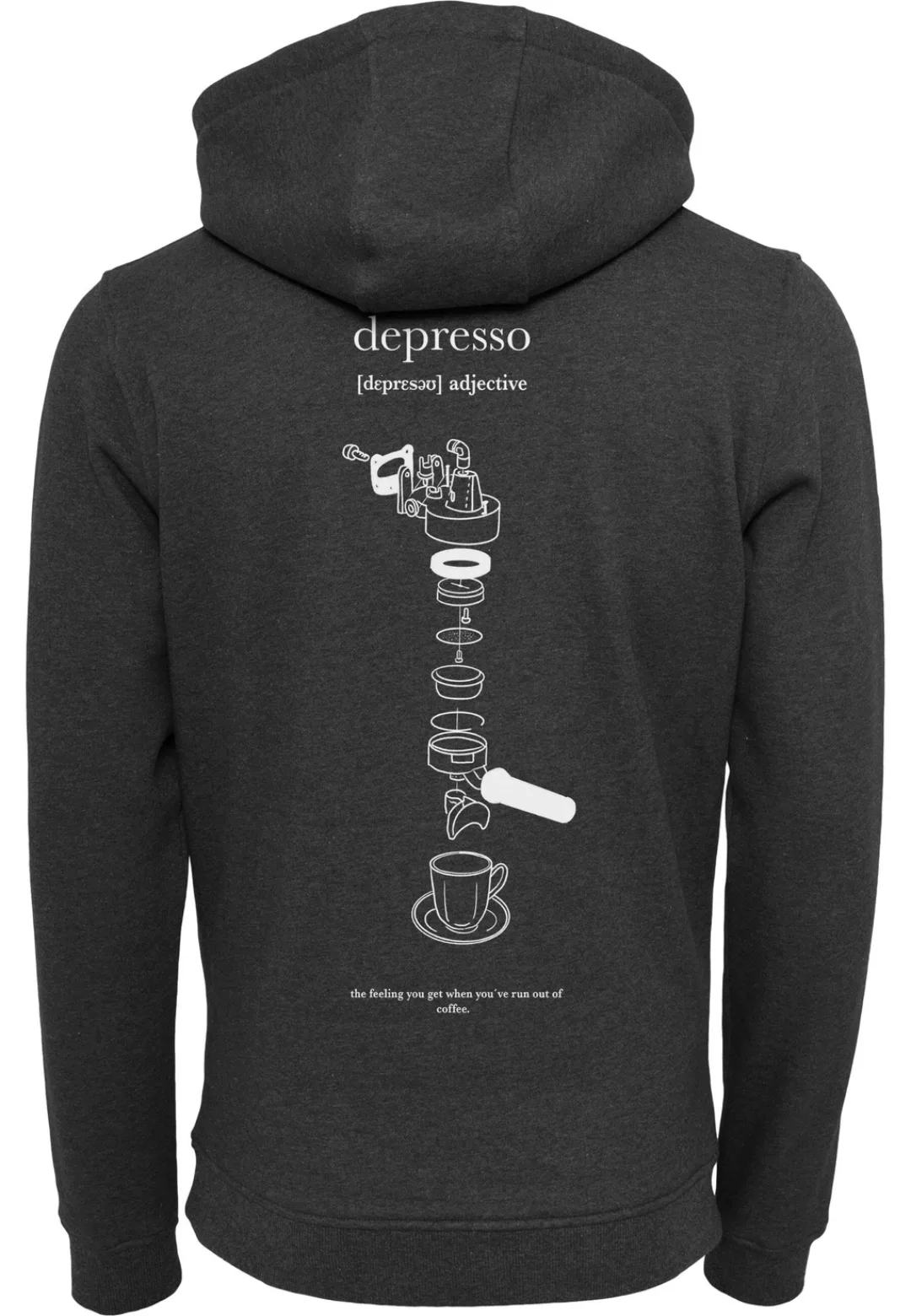 MisterTee Sweatshirt "MisterTee Herren Depresso Hoody" günstig online kaufen