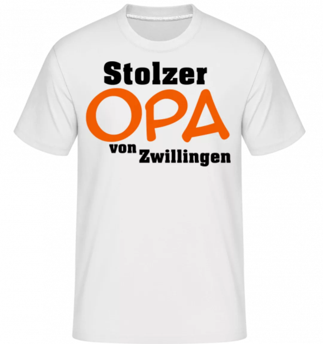 Stolzer Opa Von Zwillingen · Shirtinator Männer T-Shirt günstig online kaufen