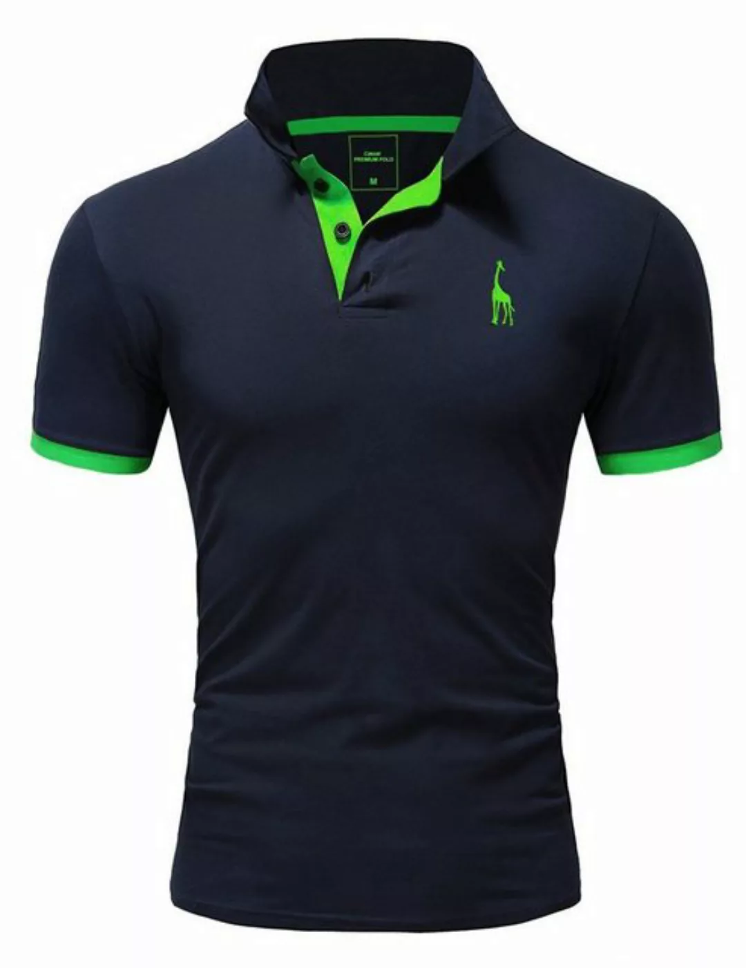 REPUBLIX Poloshirt JOSEPH Herren Basic Kurzarm Kontrast Polo Hemd günstig online kaufen