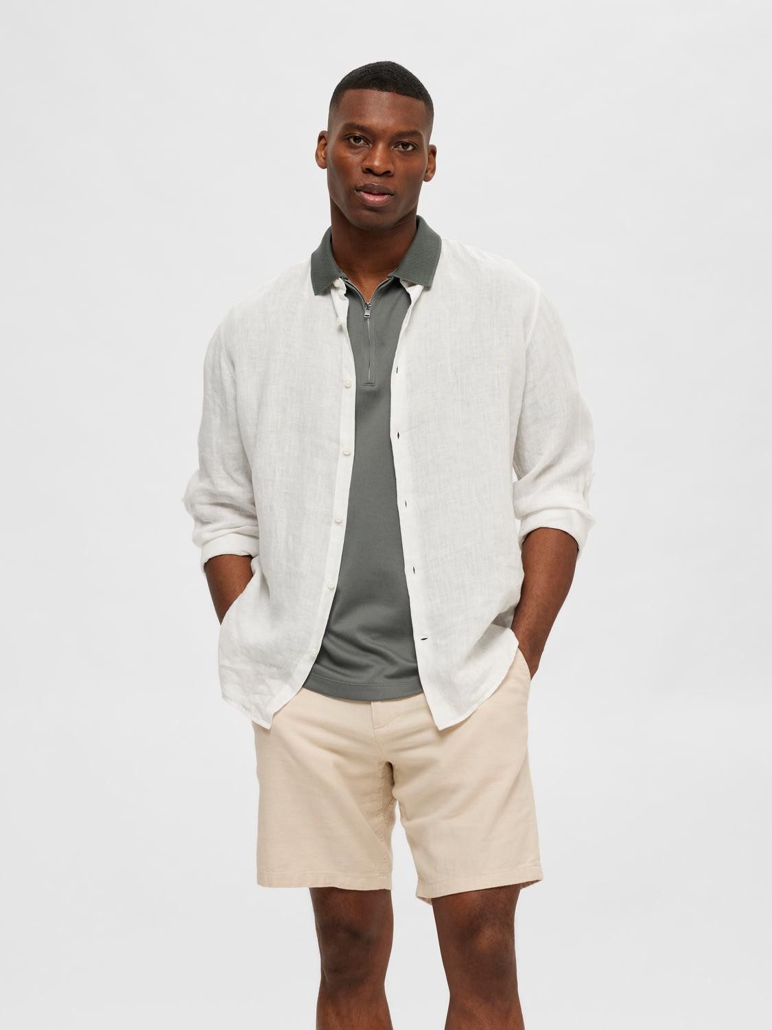 SELECTED HOMME Poloshirt SLHFAVE ZIP SS günstig online kaufen