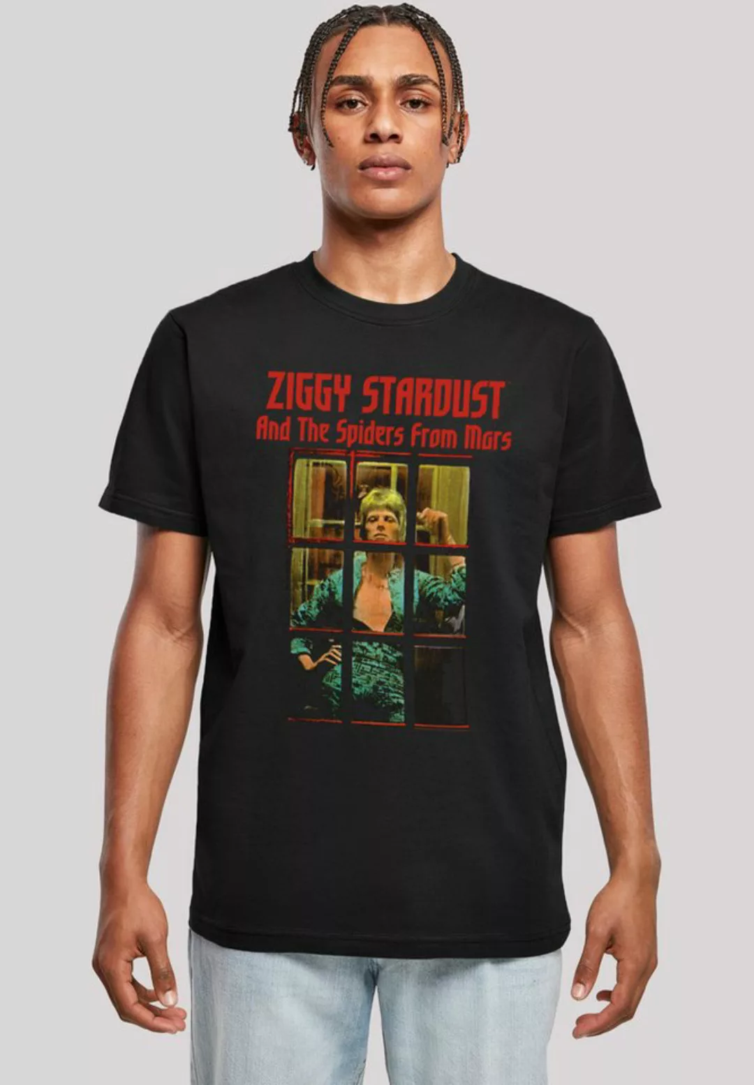F4NT4STIC T-Shirt David Bowie Ziggy Stardust Spider Print günstig online kaufen