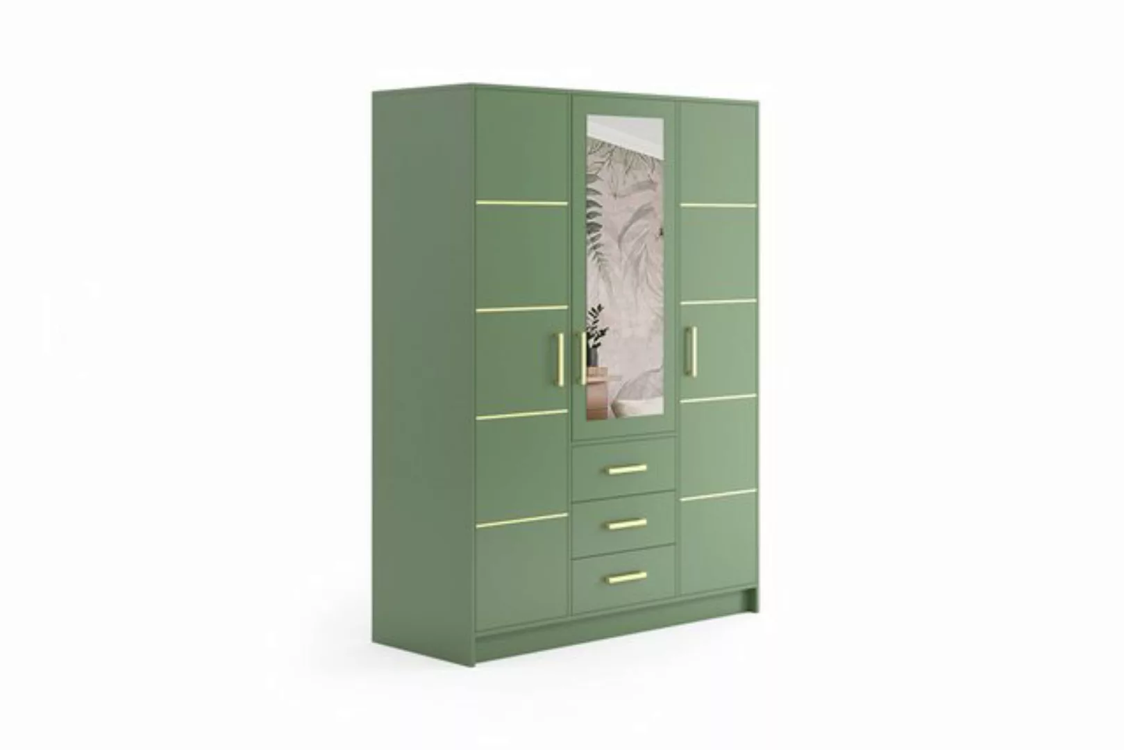 ALTDECOR Drehtürenschrank BALA (Kleiderschrank Drehtürenschränke mit Spiege günstig online kaufen