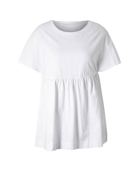 heine T-Shirt LINEA TESINI Damen Designer-Jerseyshirt mit Schößchen günstig online kaufen