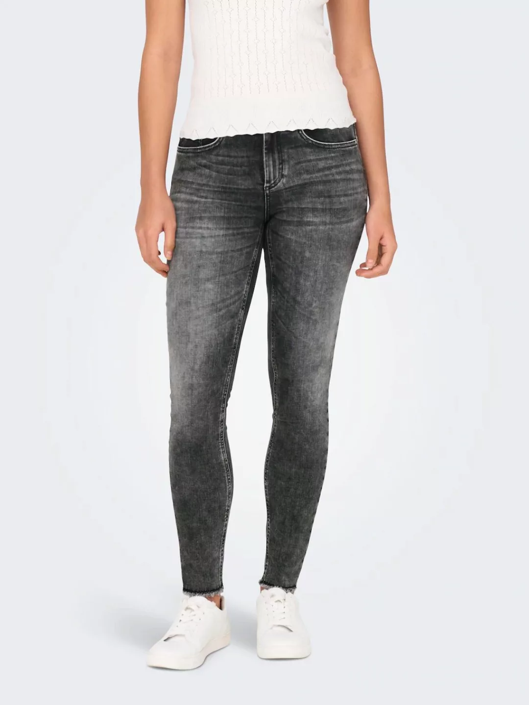 ONLY Regular-fit-Jeans ONLBLUSH MID SK ANKLE RW DNM DOT227 günstig online kaufen