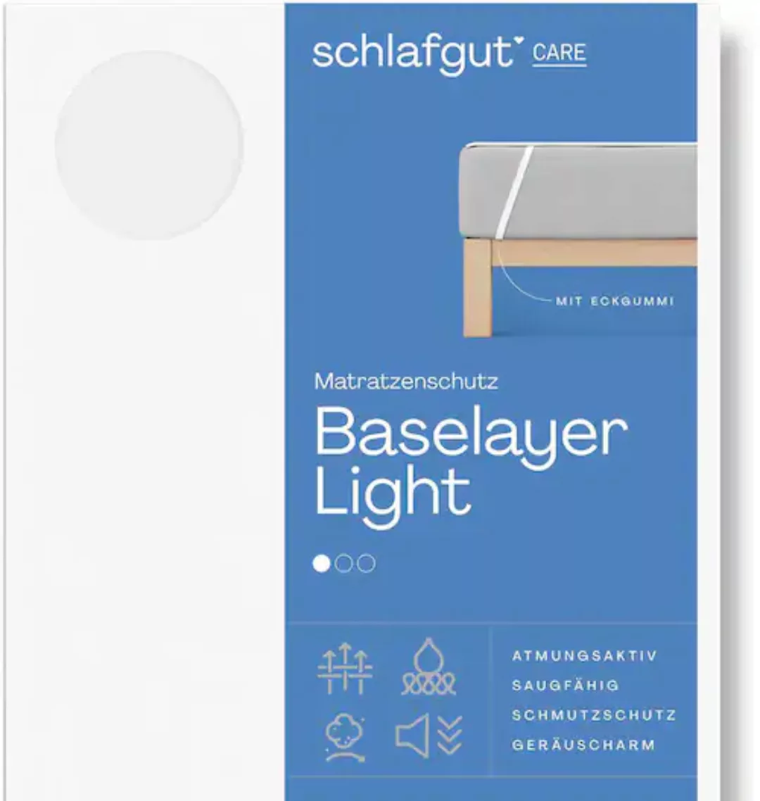 Schlafgut Matratzenauflage "Baselayer Matratzenschutz Light", mit Eckgummis günstig online kaufen