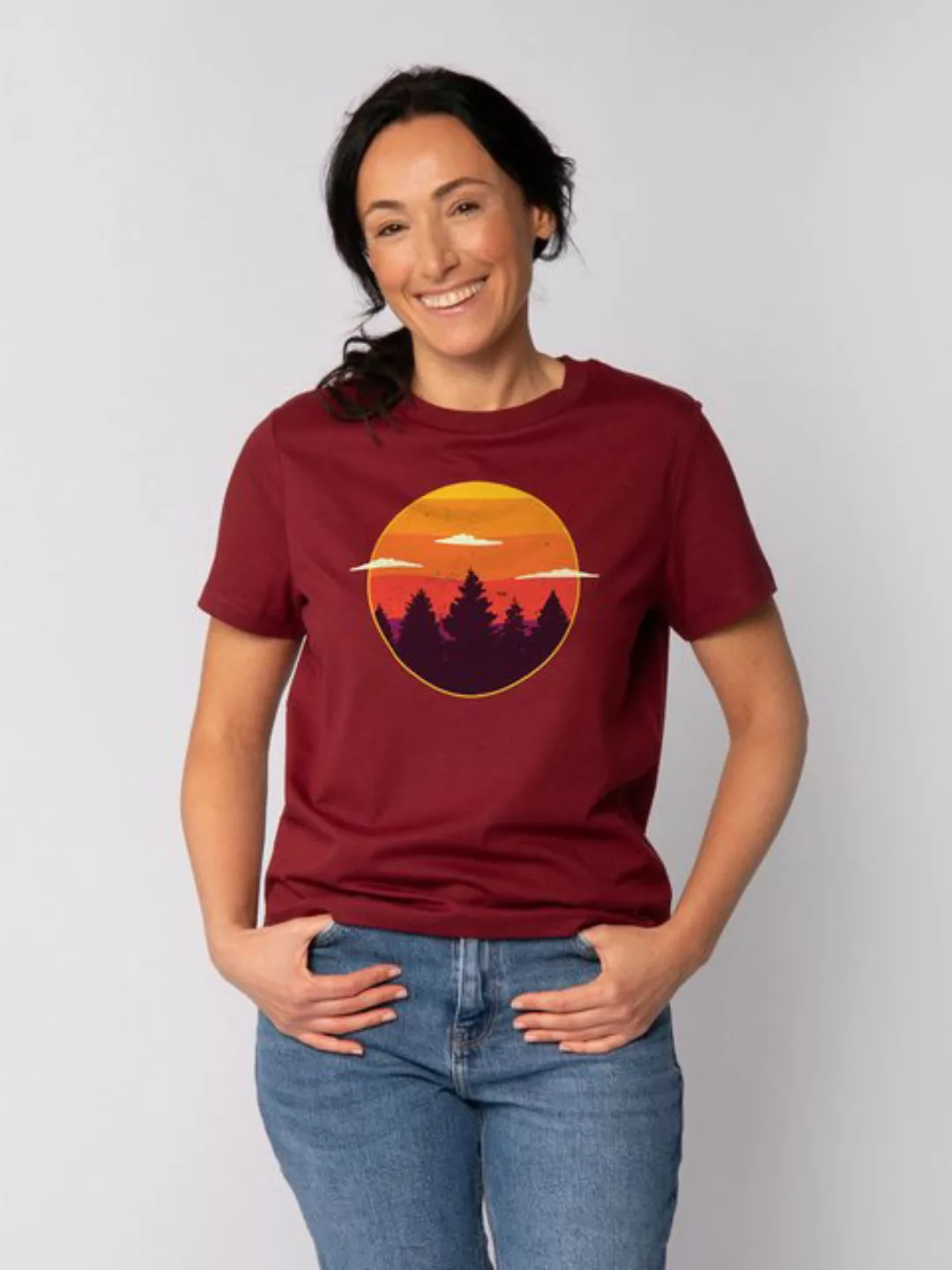 wat? Apparel T-Shirt Sunset forest günstig online kaufen