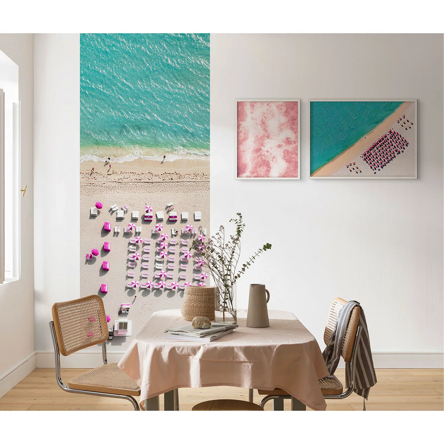 Komar Vliestapete »Pink Umbrella«, 100x250 cm (Breite x Höhe), Vliestapete, günstig online kaufen