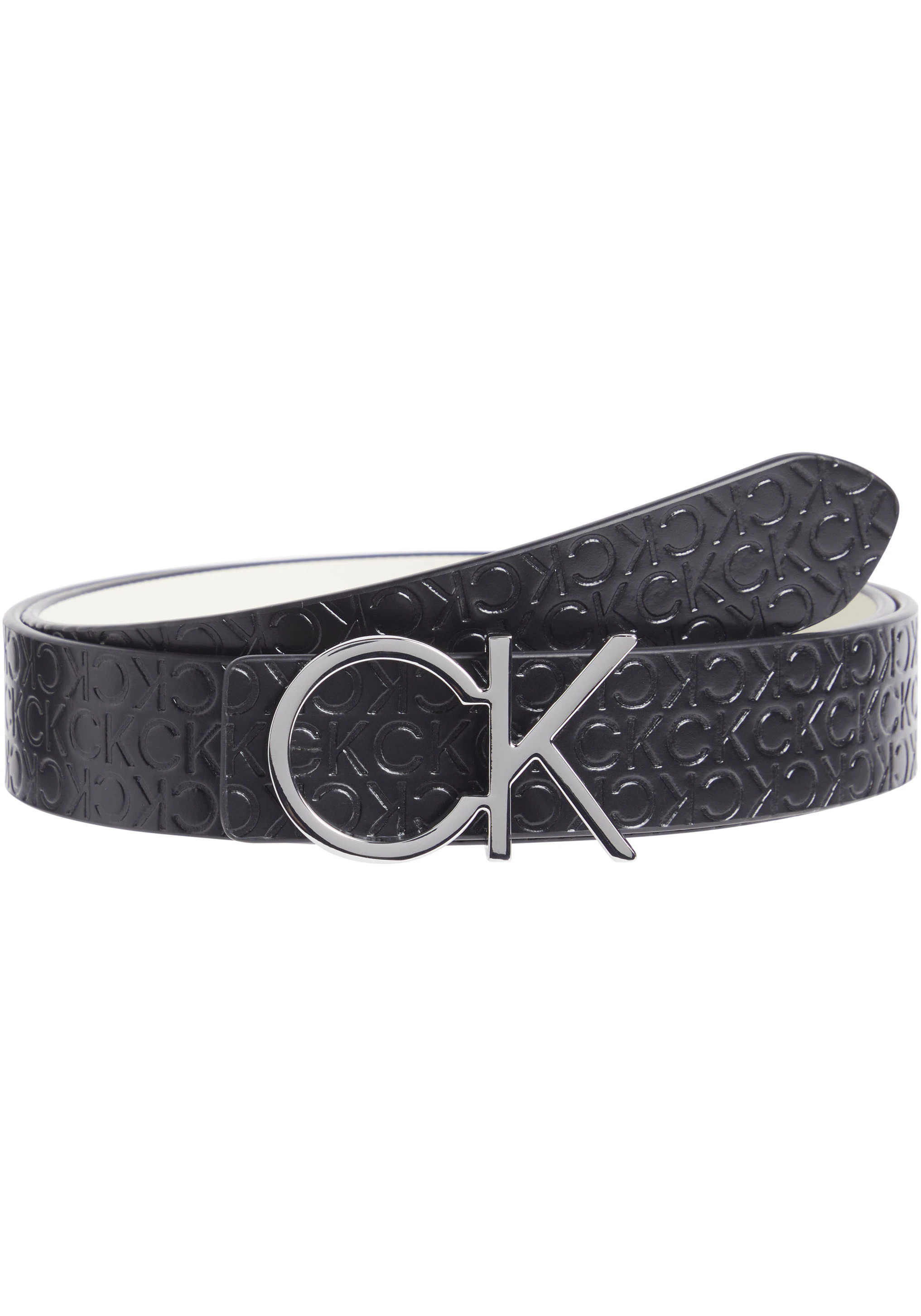 Calvin Klein Ledergürtel "CK REVERSIBLE BELT 3.0 MONO", mit Logoschnalle günstig online kaufen