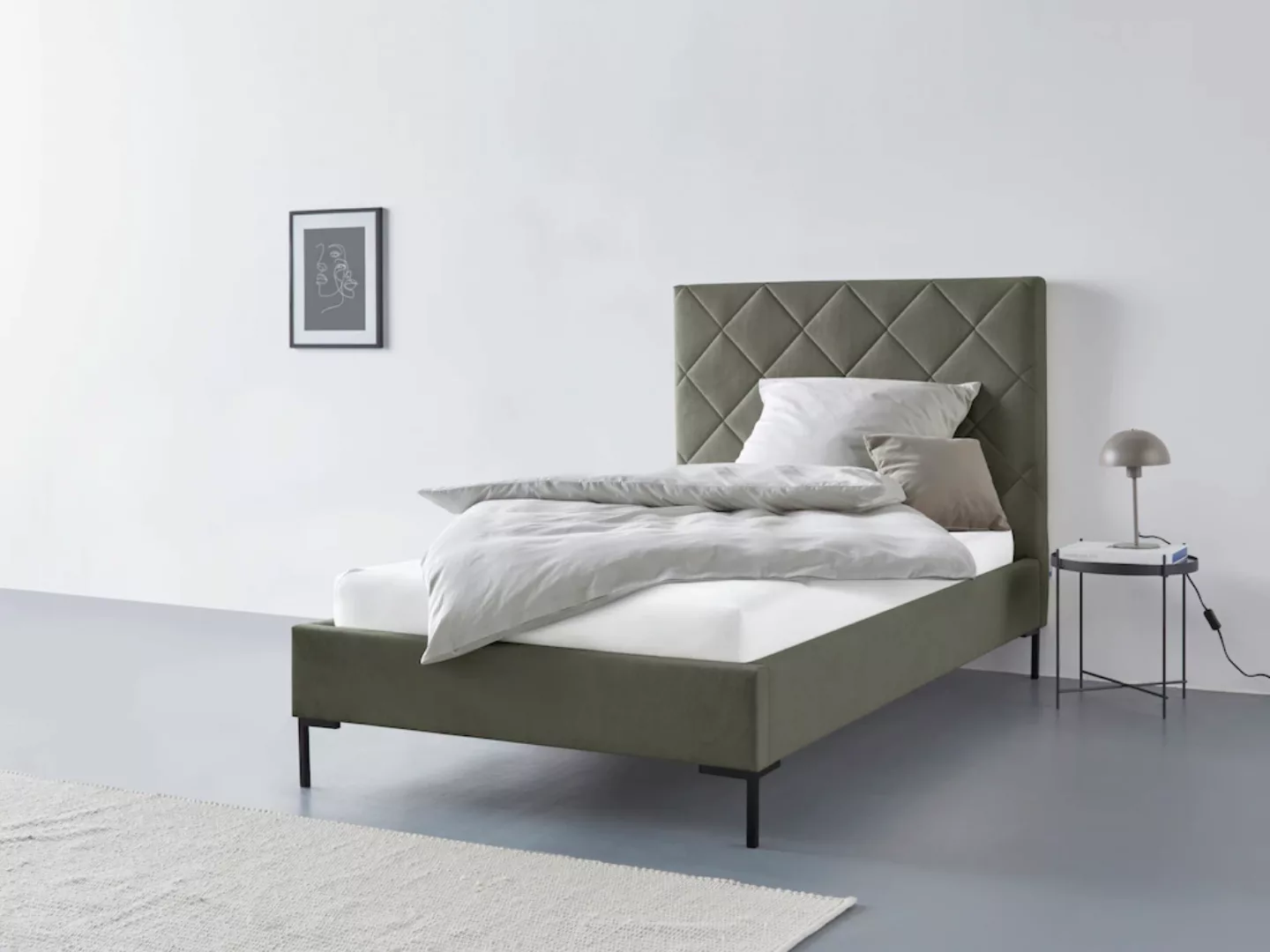 Guido Maria Kretschmer Home&Living Polsterbett "Charlott", Modernes Polster günstig online kaufen