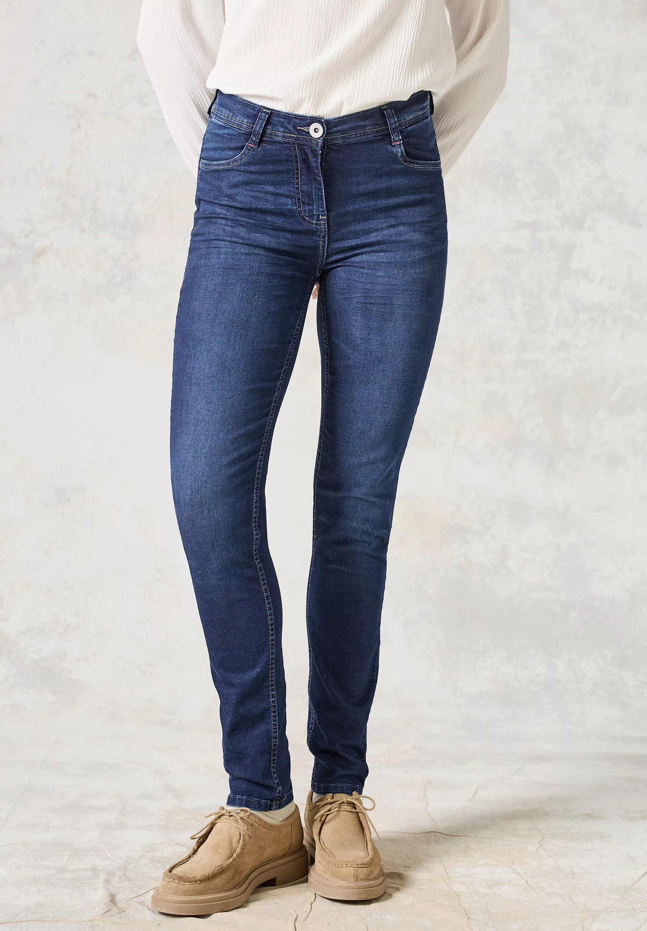 Cecil Comfort-fit-Jeans, High Waist günstig online kaufen