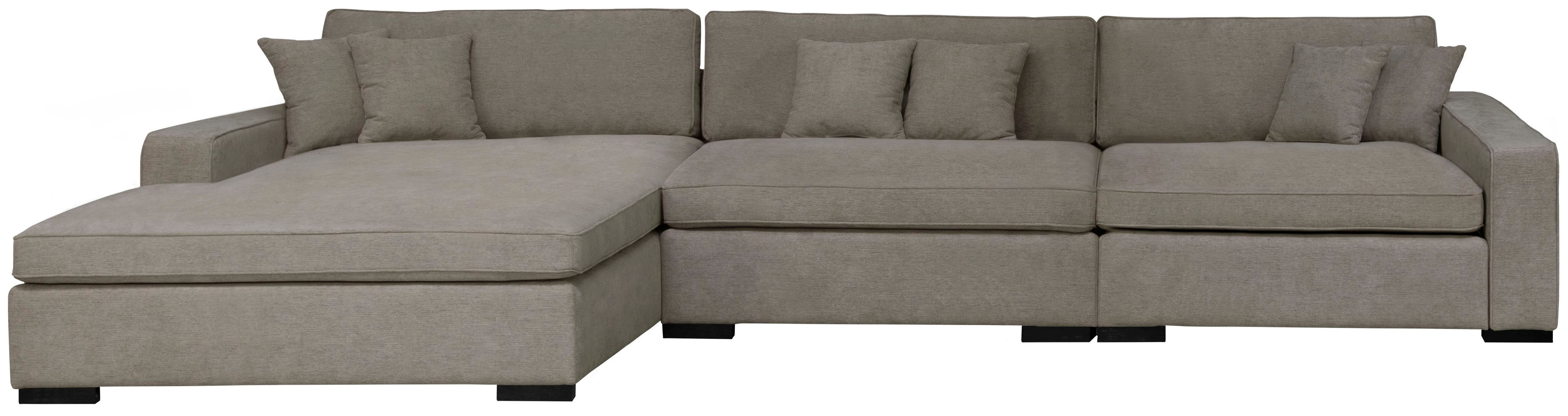 Home affaire Sofa-Eckelement "Skara XXL L-Form", Lounge-Sofa XXL mit Federk günstig online kaufen