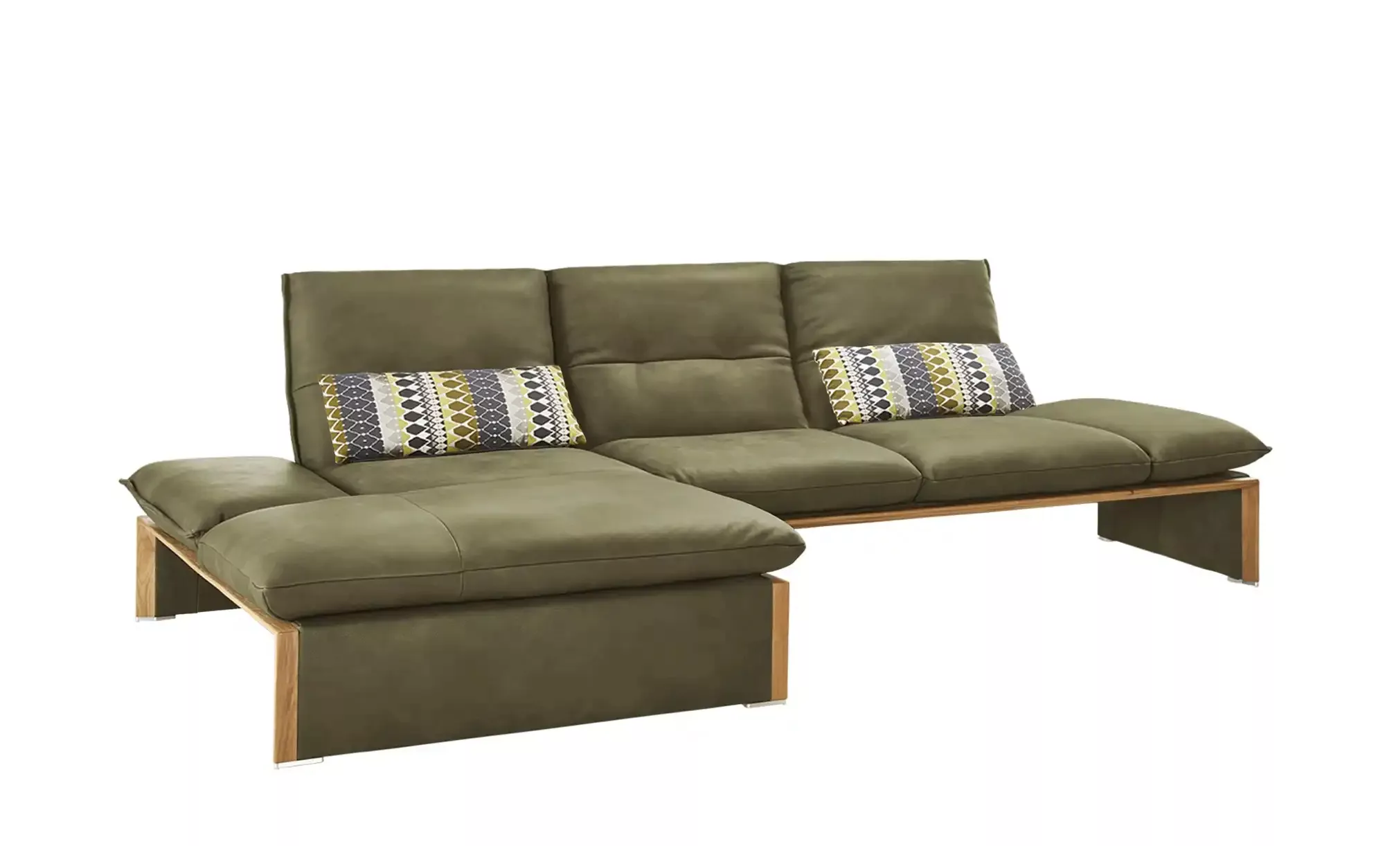 KOINOR Leder-Ecksofa  Humfrey ¦ grün ¦ Maße (cm): B: 314 H: 93 T: 159 Polst günstig online kaufen