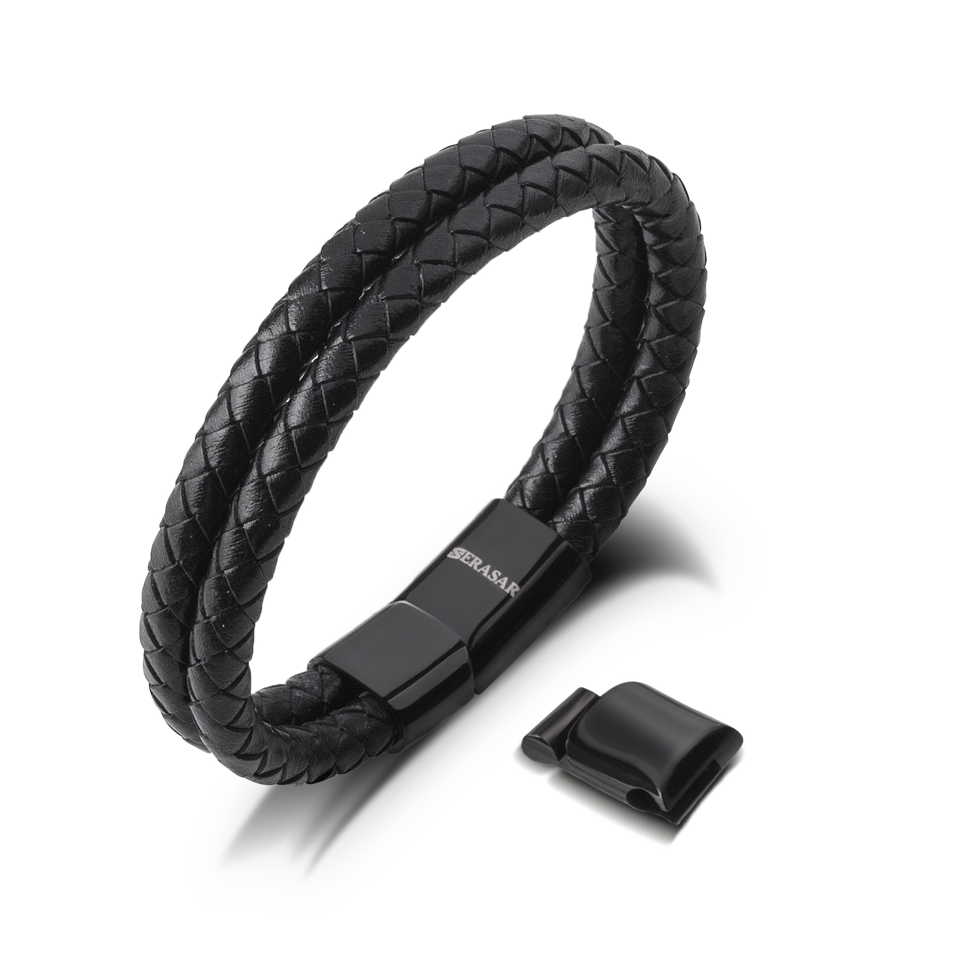 SERASAR Lederarmband Leder Herrenarmband "Spirit" (Klassisch, günstig online kaufen