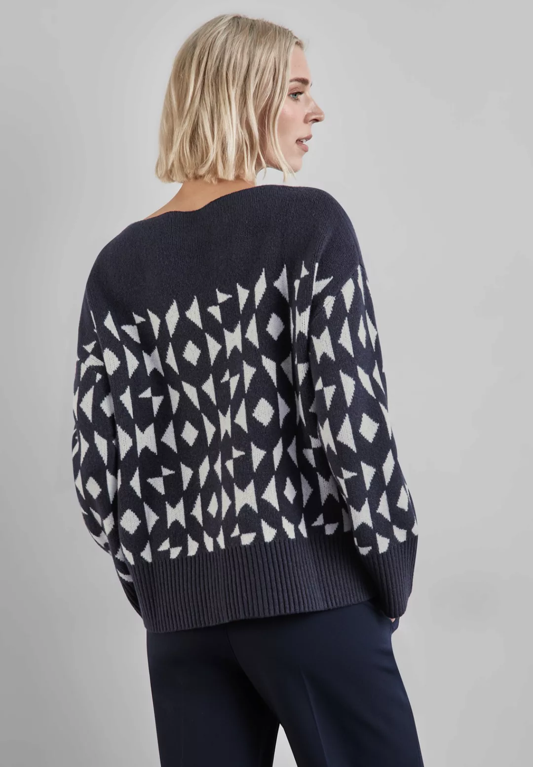 STREET ONE Strickpullover, mit U-Boot-Ausschnitt günstig online kaufen