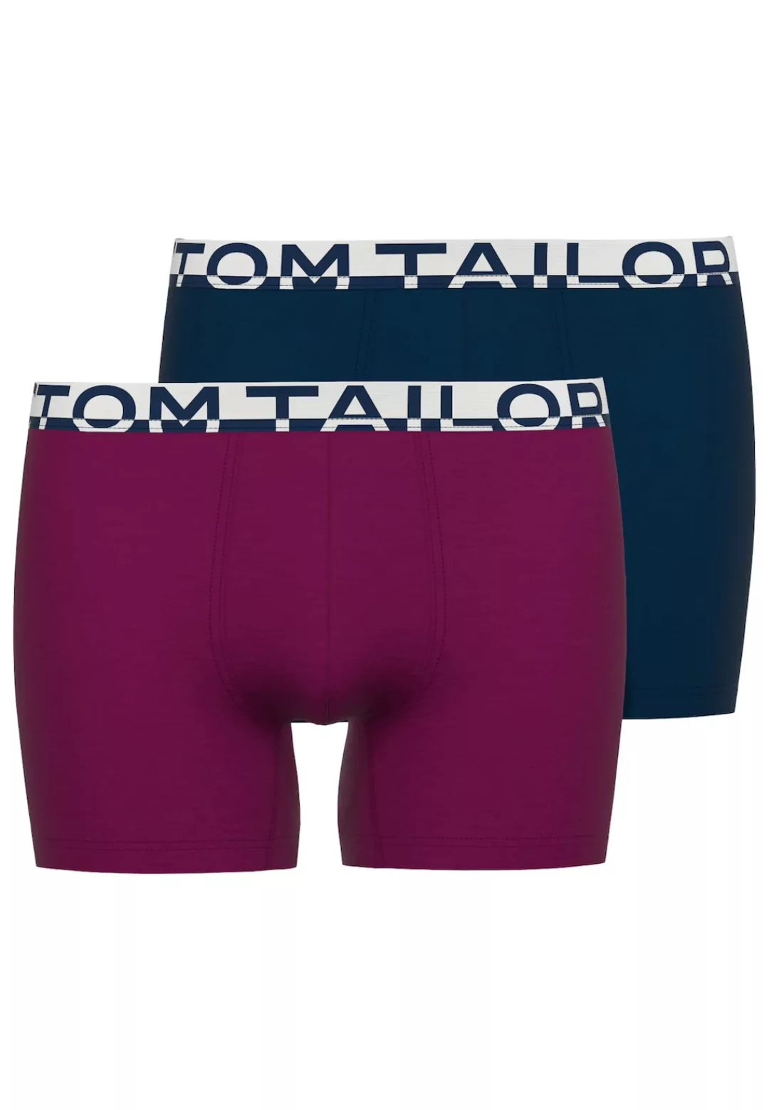 TOM TAILOR Boxershorts, (2er-Pack), mit Logobund günstig online kaufen