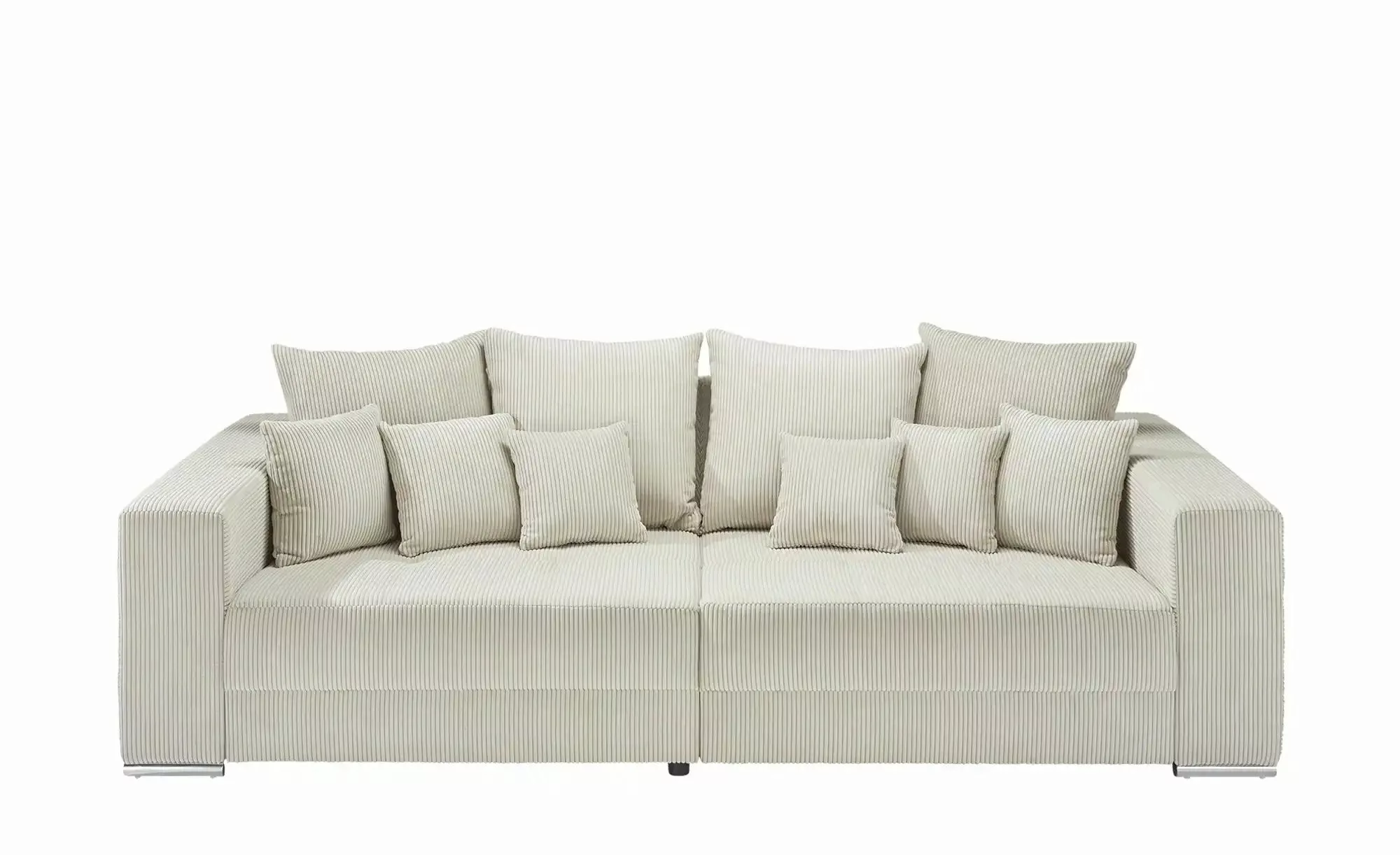 uno Bigsofa aus Cordstoff Ricardo ¦ creme ¦ Maße (cm): B: 262 H: 85 T: 111 günstig online kaufen