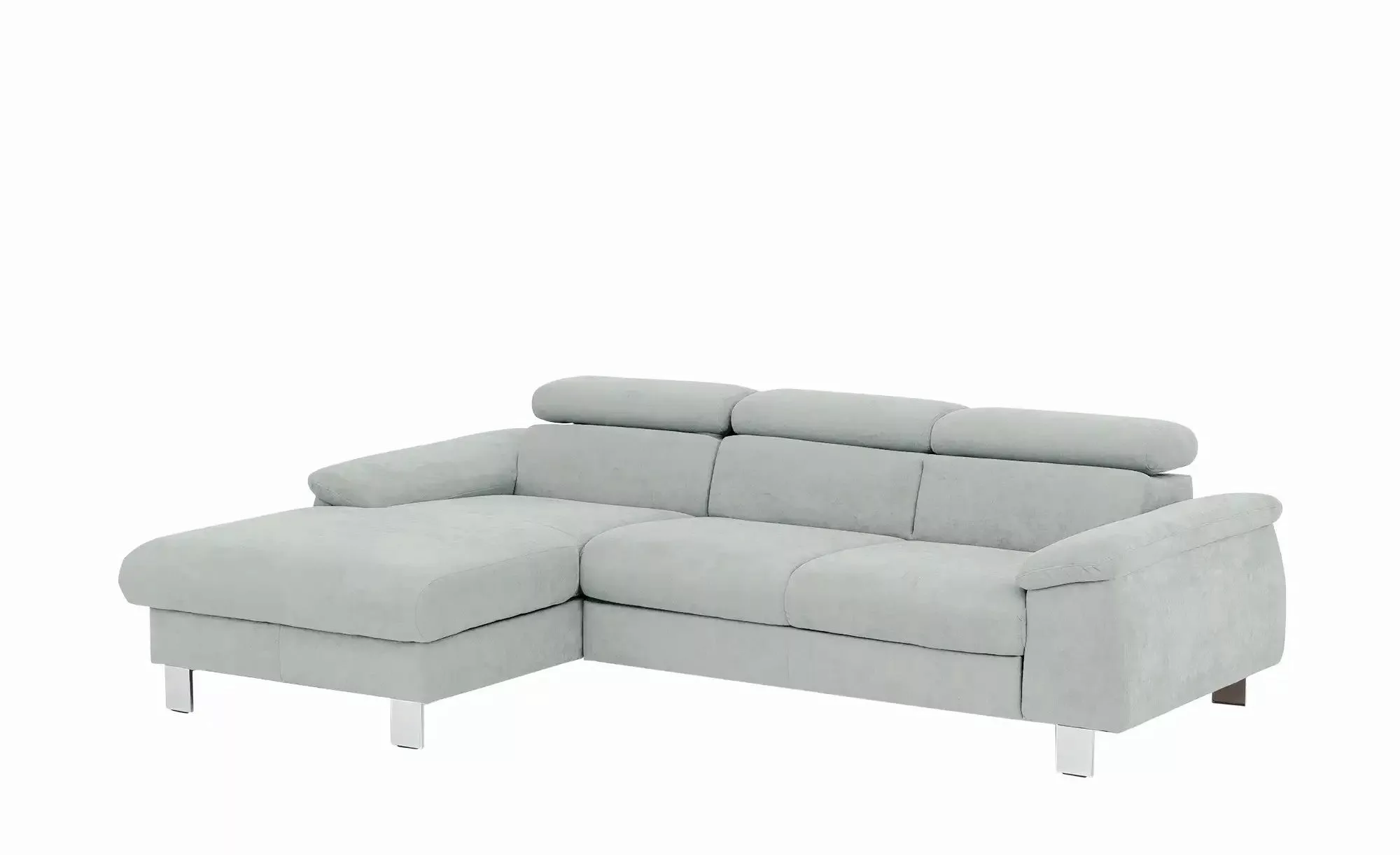 uno Ecksofa aus Velours Micky ¦ grau ¦ Maße (cm): B: 166 H: 72 T: 244.0 Pol günstig online kaufen