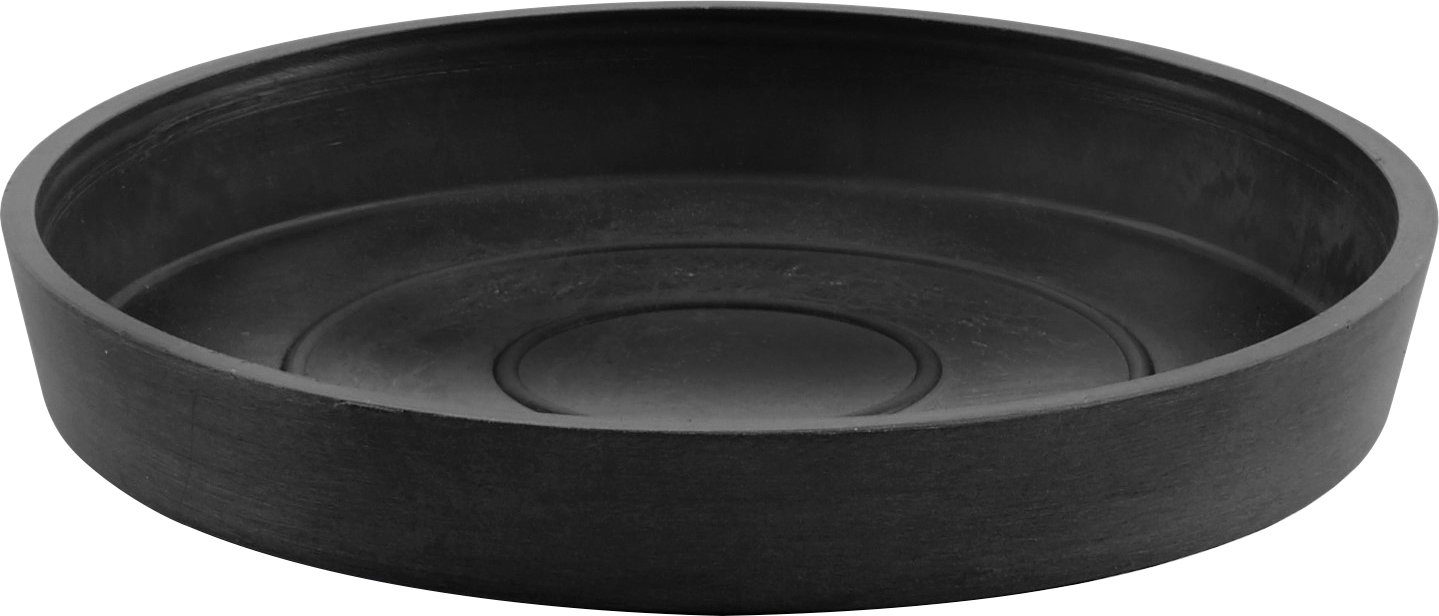 ECOPOTS Blumentopfuntersetzer ROUND SAUCER Dark Grey, günstig online kaufen