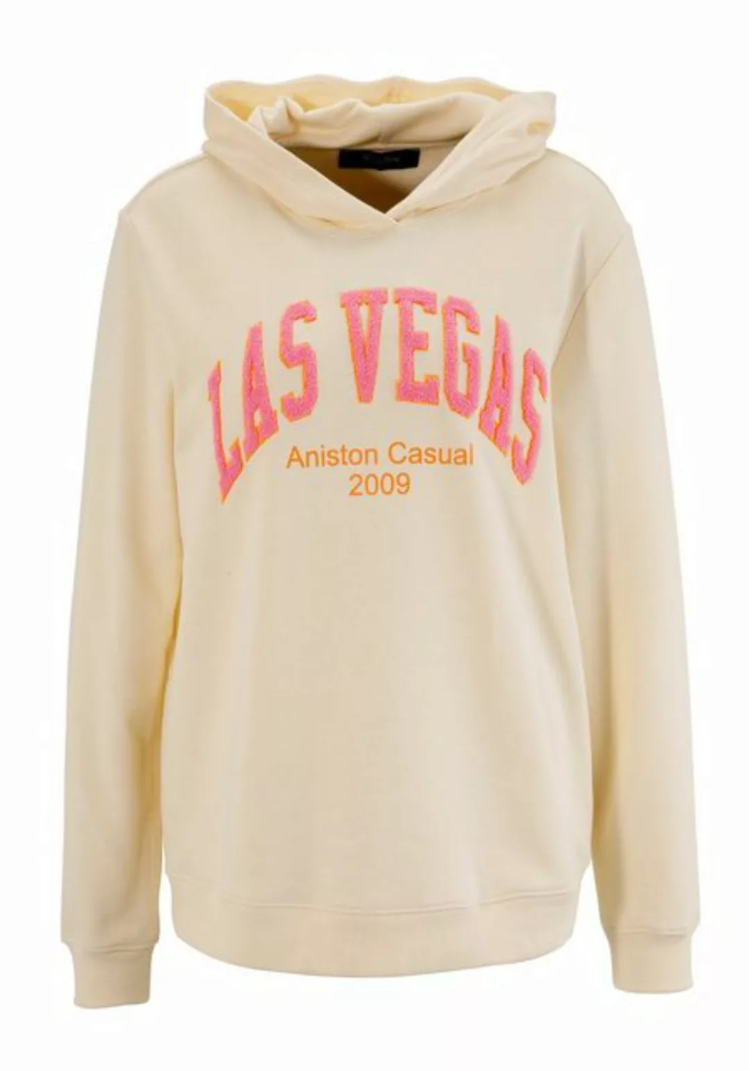 Aniston CASUAL Sweatshirt mit aufgestickter "LAS VEGAS"-Applikation günstig online kaufen