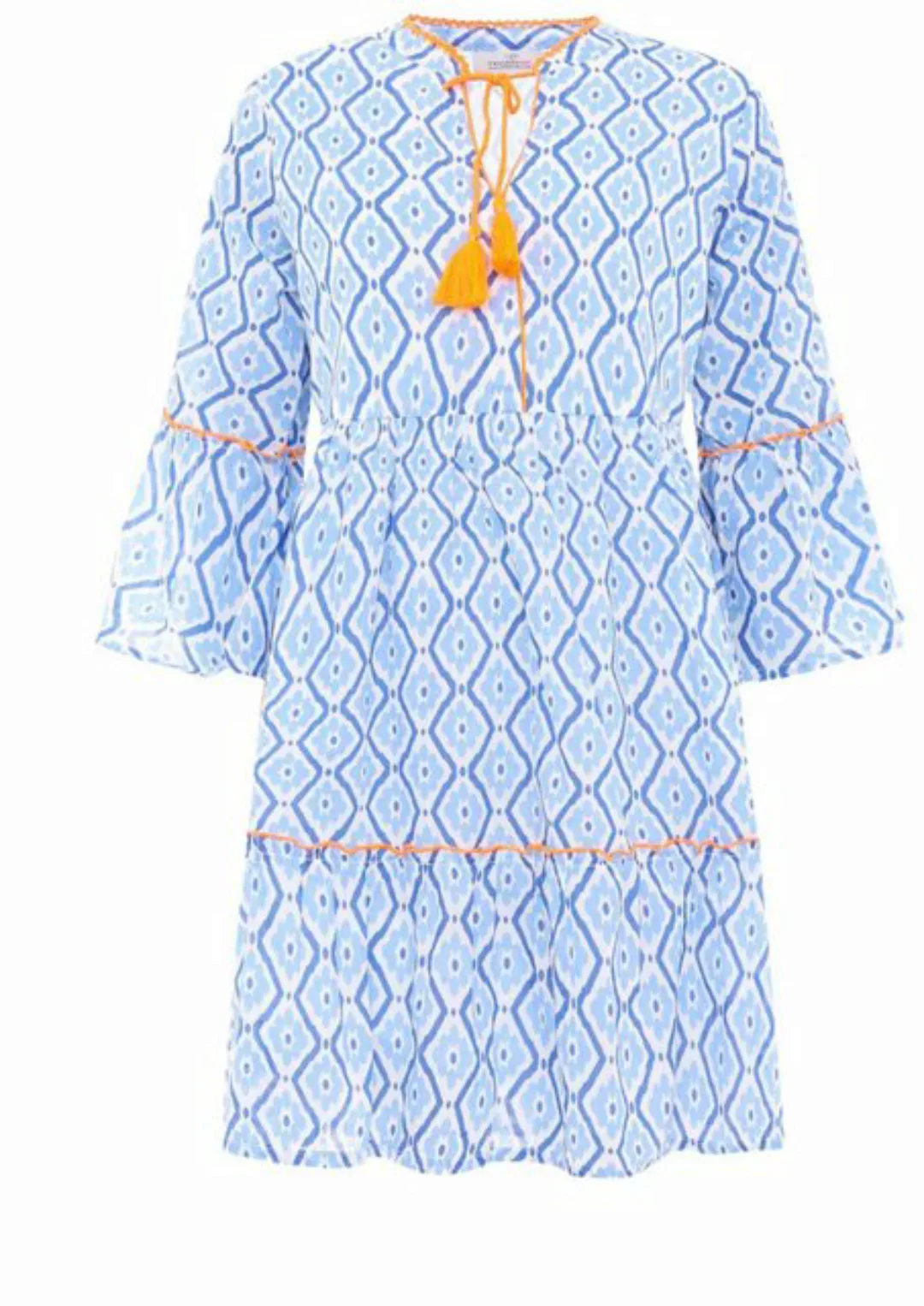 Zwillingsherz Tunikakleid Zwillingsherz Kleid Tunikakleid Raute Print günstig online kaufen