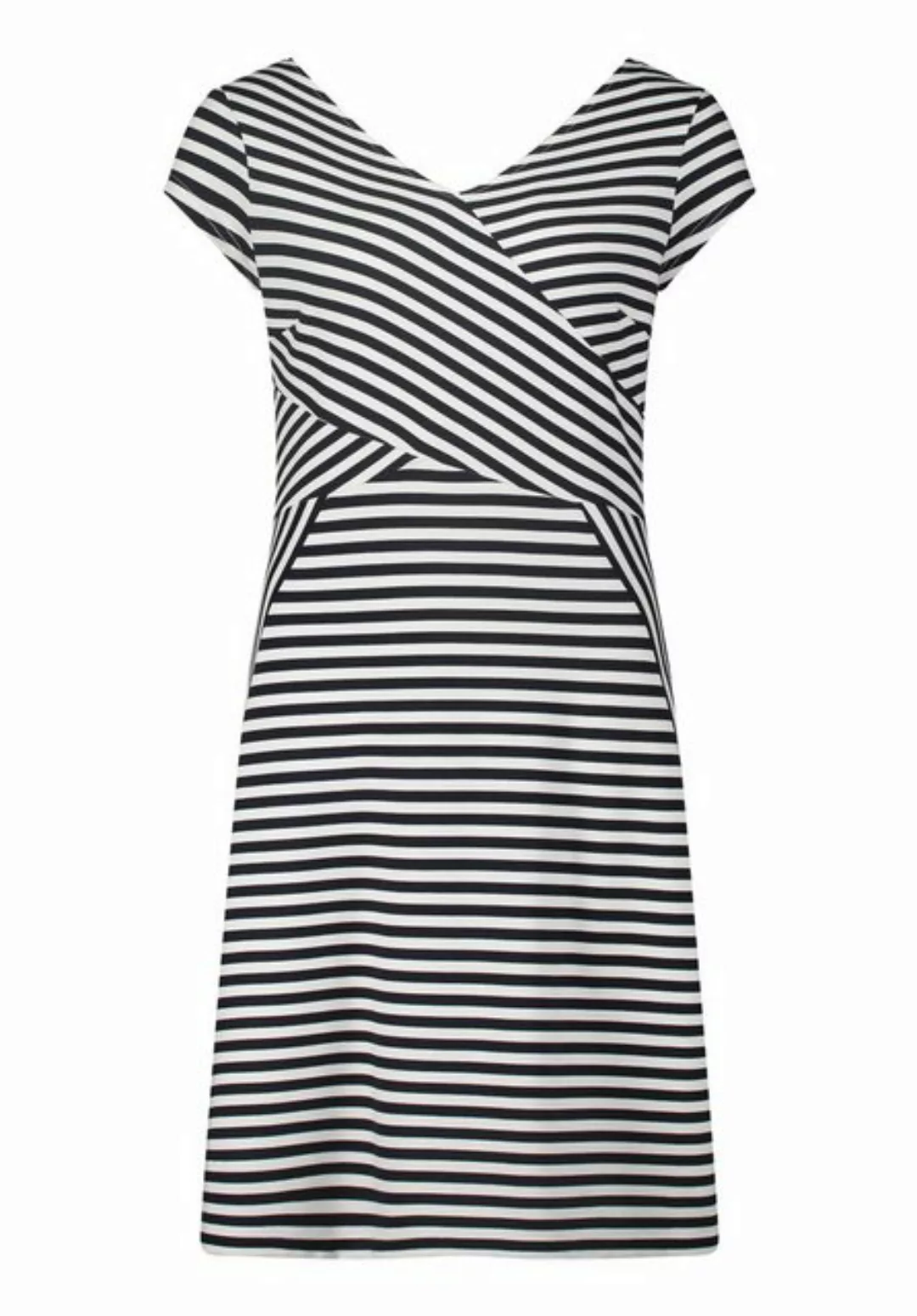 Betty Barclay Sommerkleid Kleid Kurz Jersey, Dark Blue/Cream günstig online kaufen