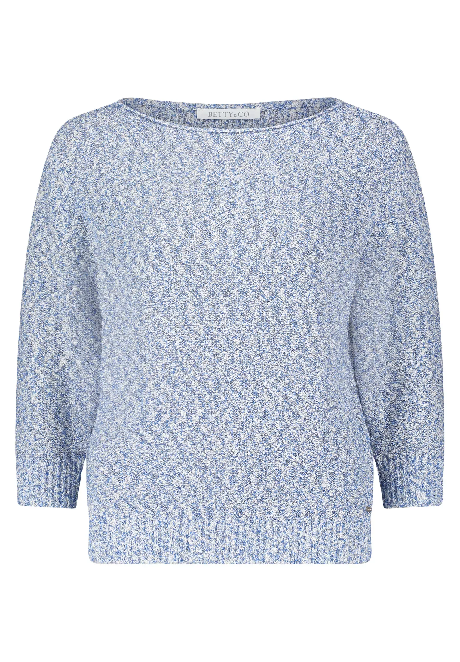 Betty&Co Strickpullover "Betty & Co Strickpullover mit Lurexfaden", Rippbün günstig online kaufen