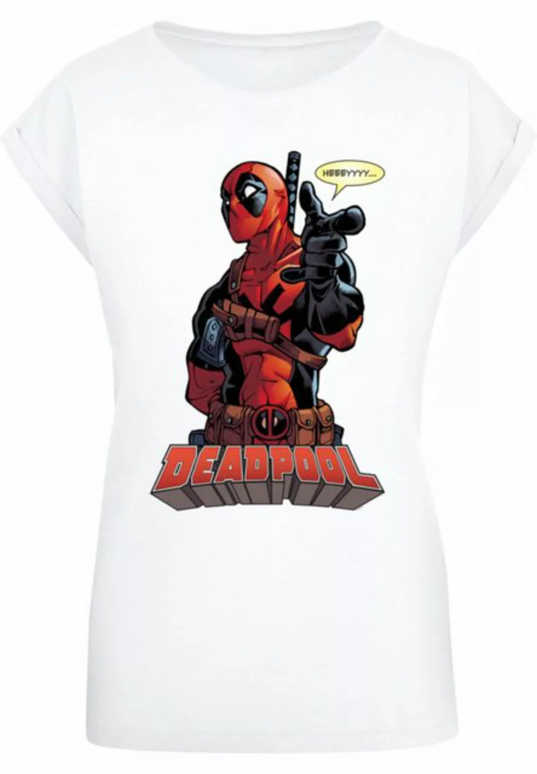 ABSOLUTE CULT T-Shirt ABSOLUTE CULT Damen Ladies Deadpool - Hey You T-Shirt günstig online kaufen