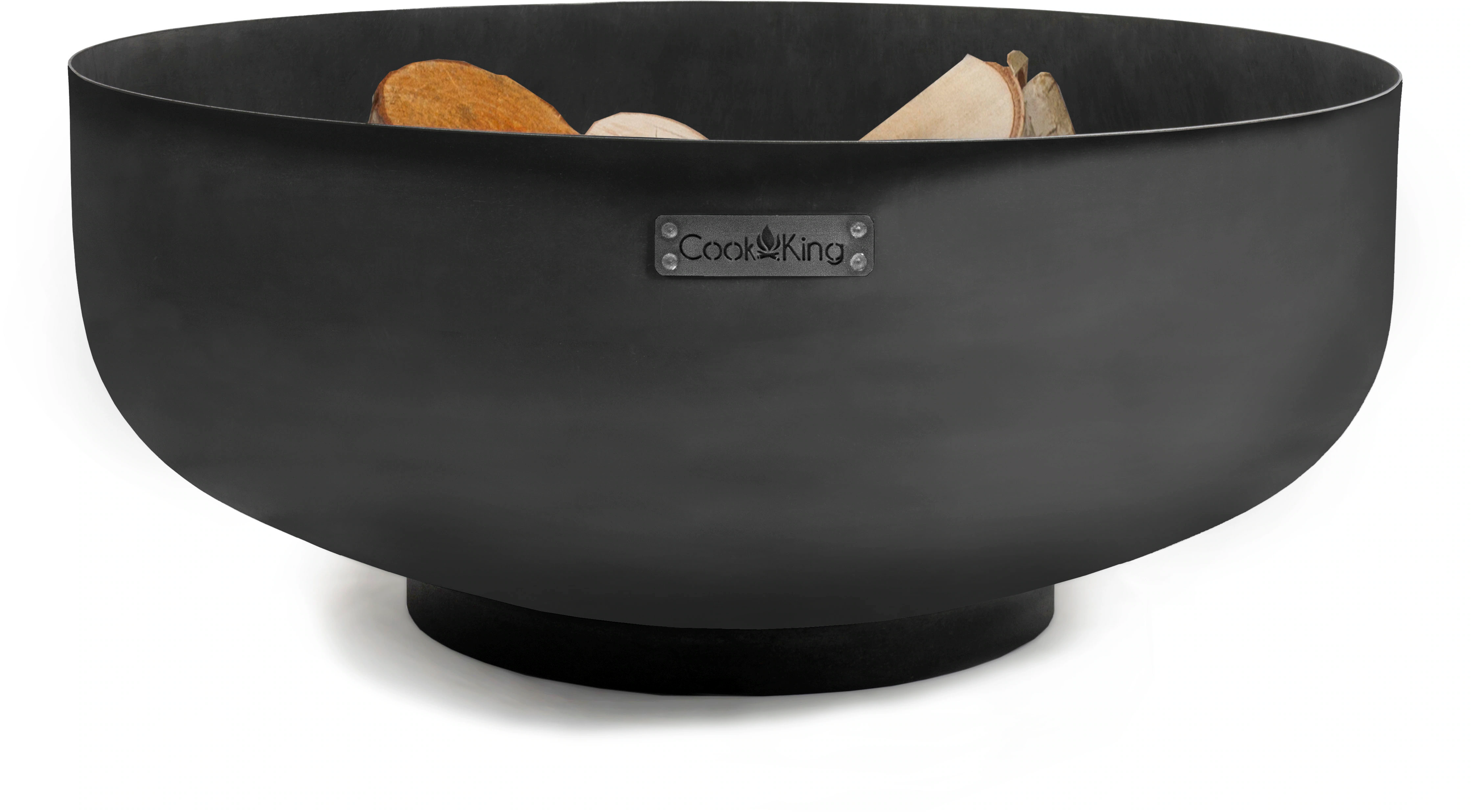 CookKing Feuerschale Palermo XXL schwarz Stahl B/H/T: ca. 80x35x80 cm günstig online kaufen