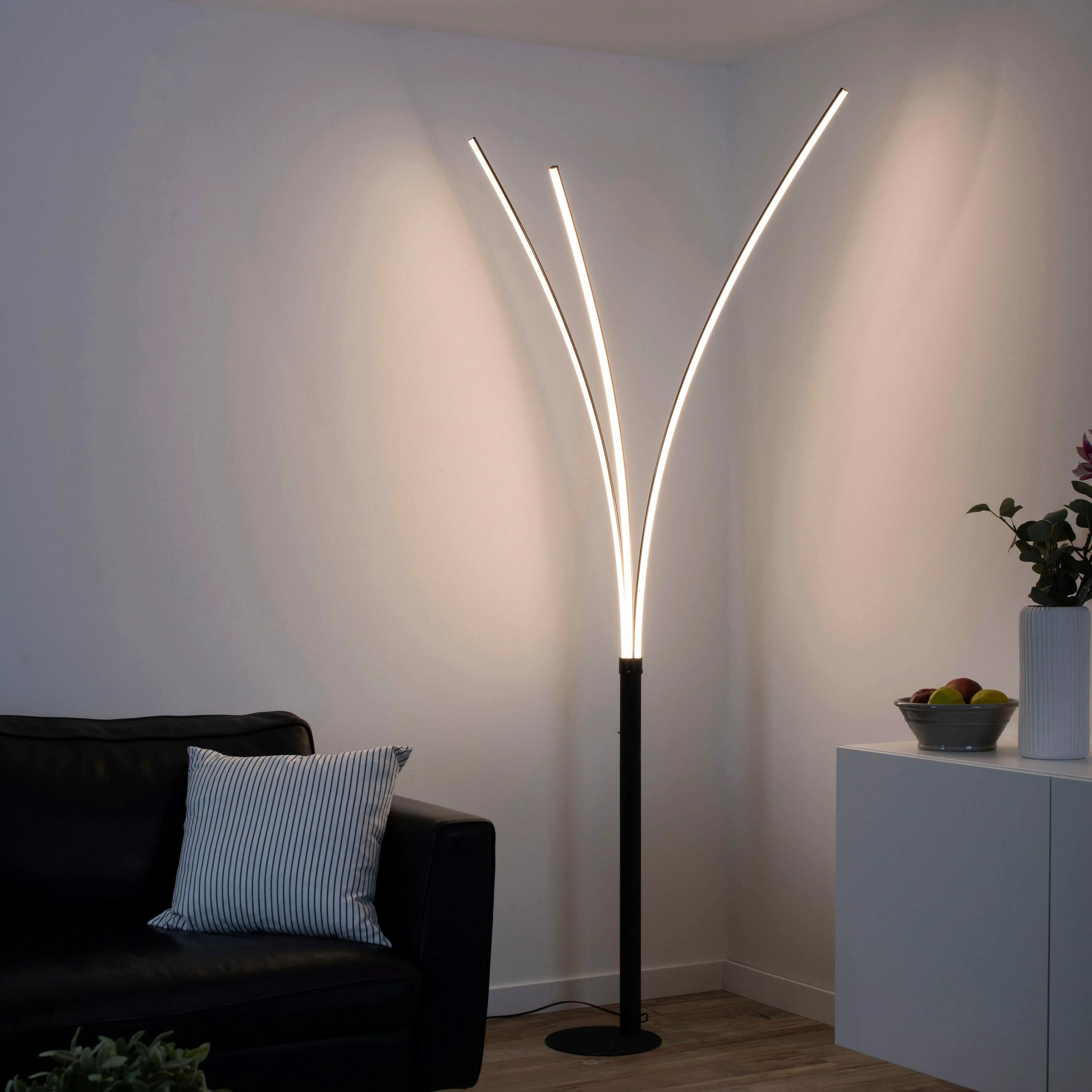 JUST LIGHT Stehlampe MAJA, LED fest günstig online kaufen