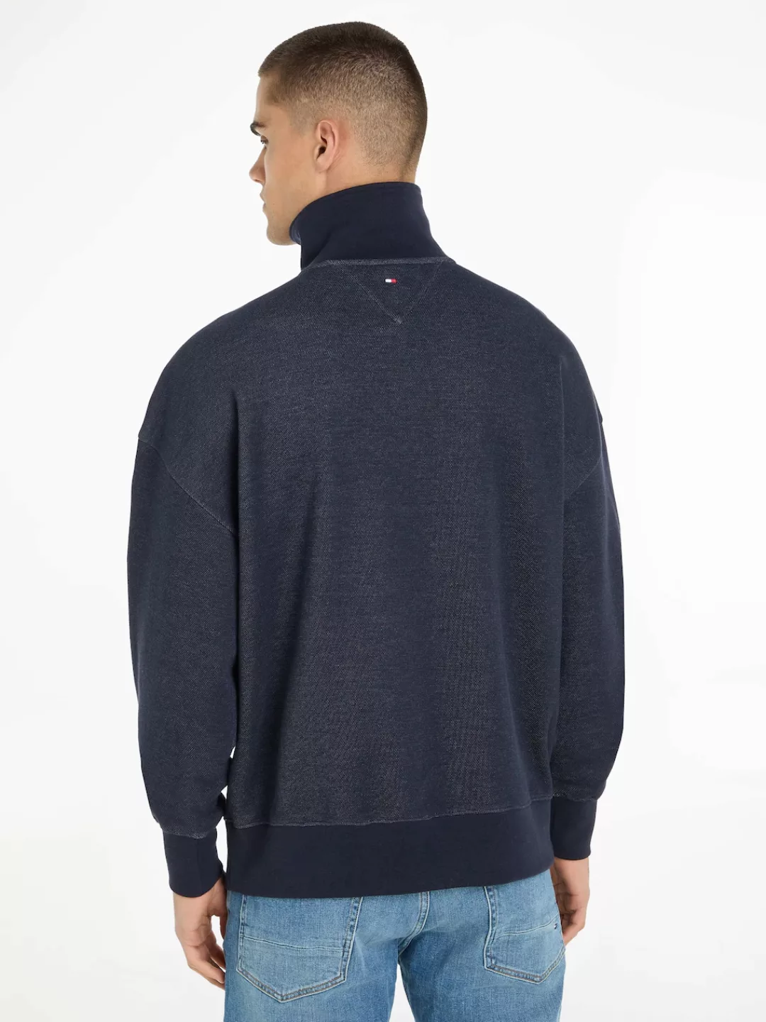 Tommy Hilfiger Sweatshirt "MONOTYPE HONEYCOMB 1/4 ZIP" günstig online kaufen