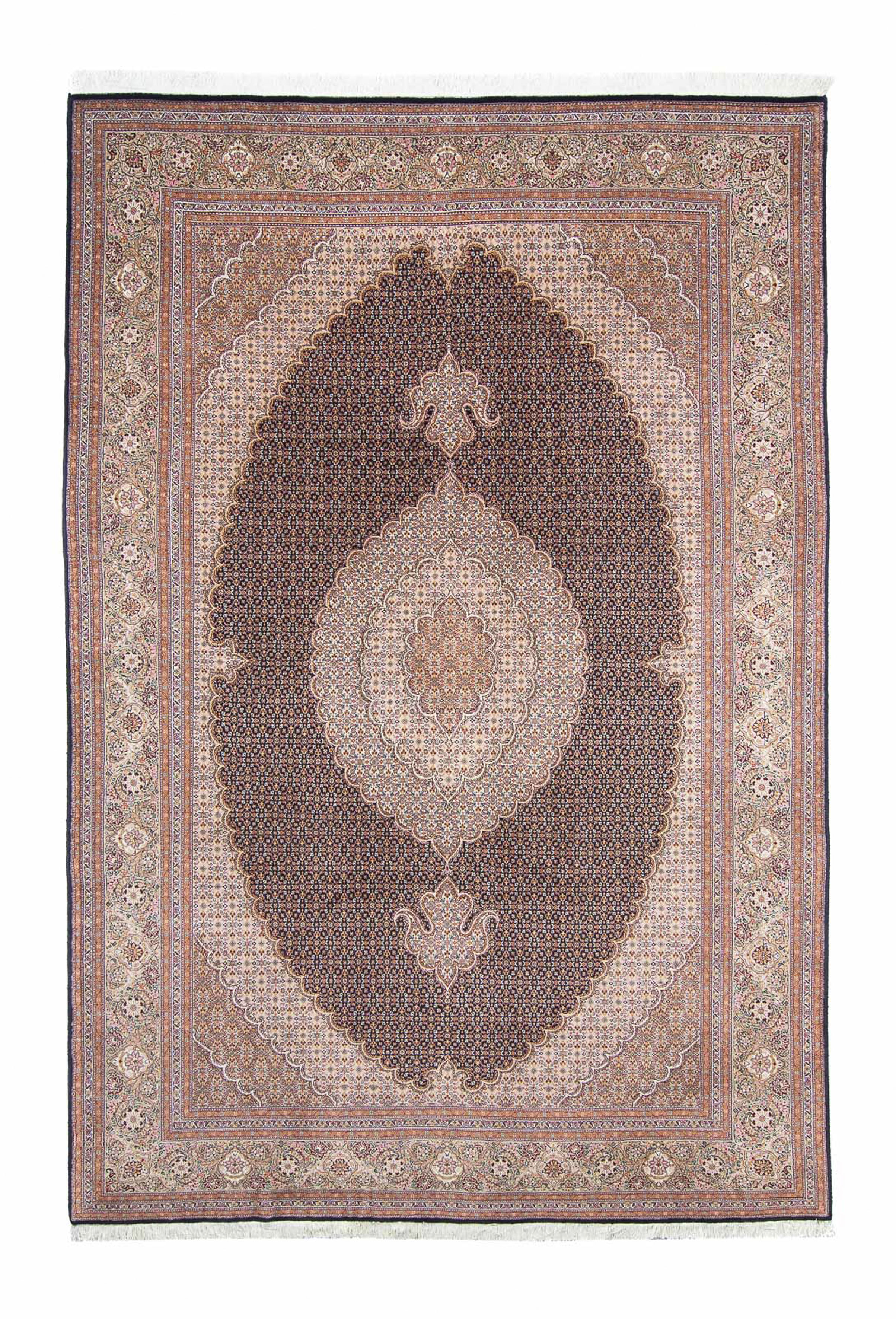 morgenland Orientteppich »Perser - Täbriz - 298 x 196 cm - dunkelblau«, rec günstig online kaufen
