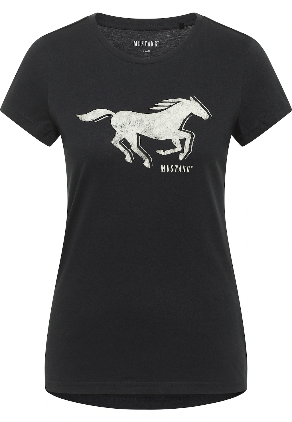 MUSTANG Kurzarmshirt "T-Shirt" günstig online kaufen