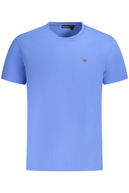 Napapijri T-Shirt Herren Kurzarm T-Shirt in Blau - Regular Fit mit günstig online kaufen