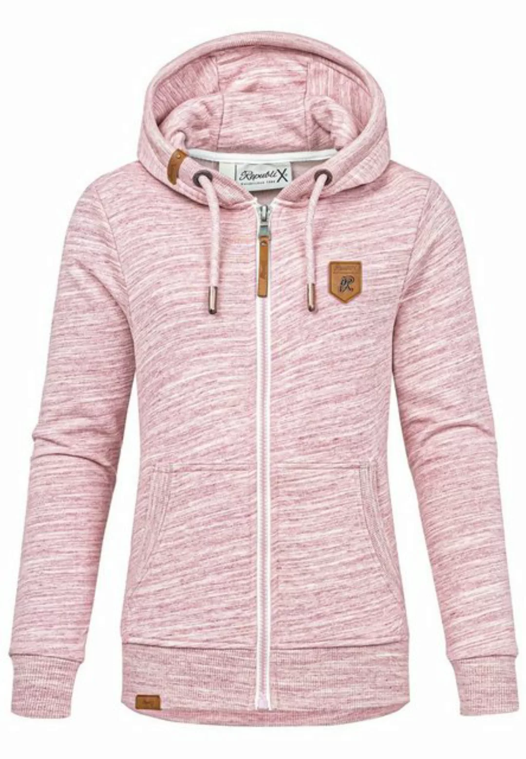 REPUBLIX Sweatjacke FREYA Damen Hoodie Sweatshirt Pullover Zipper Jacke günstig online kaufen